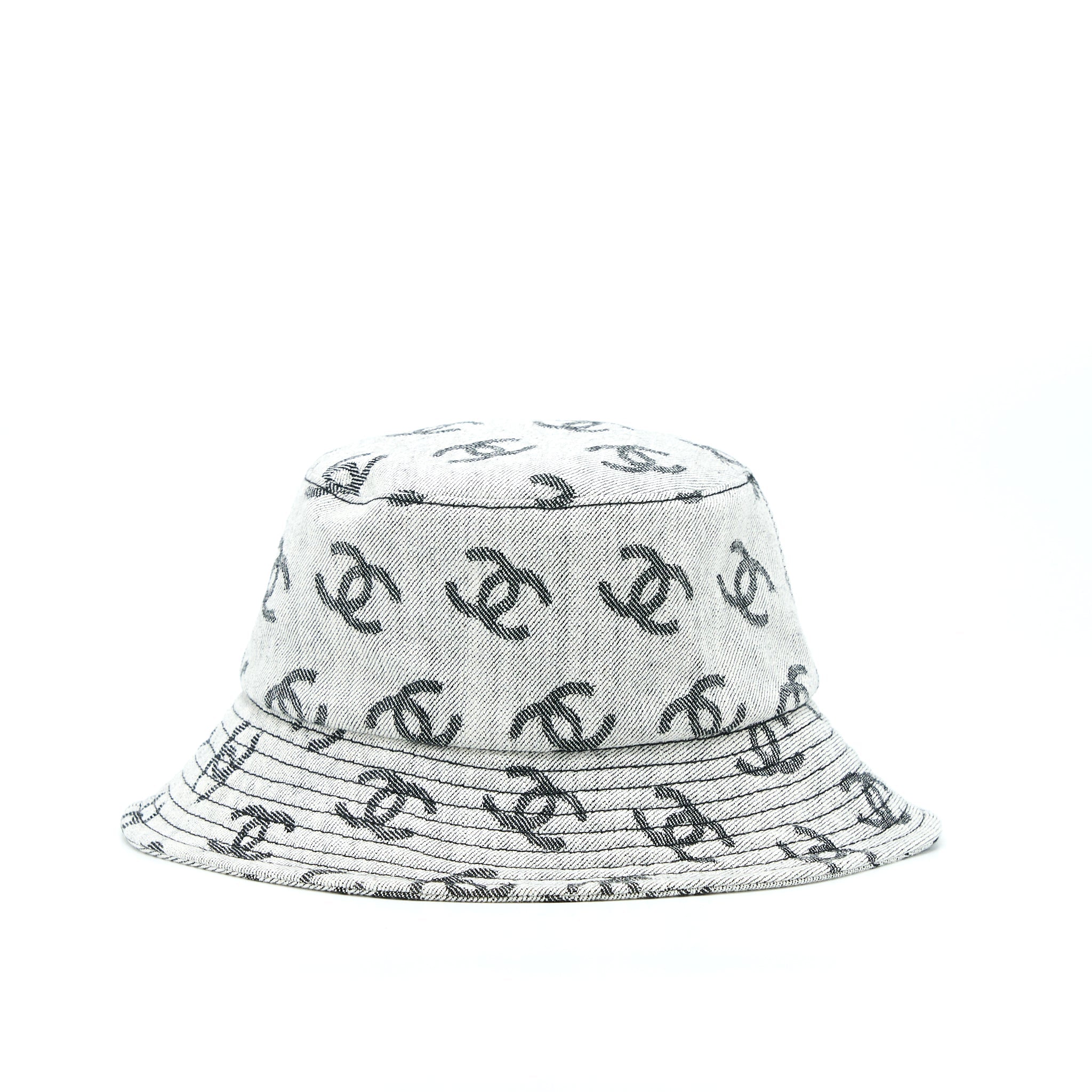 chanel-22k-size-m-cc-logo-denim-bucket-hat-blue-grey