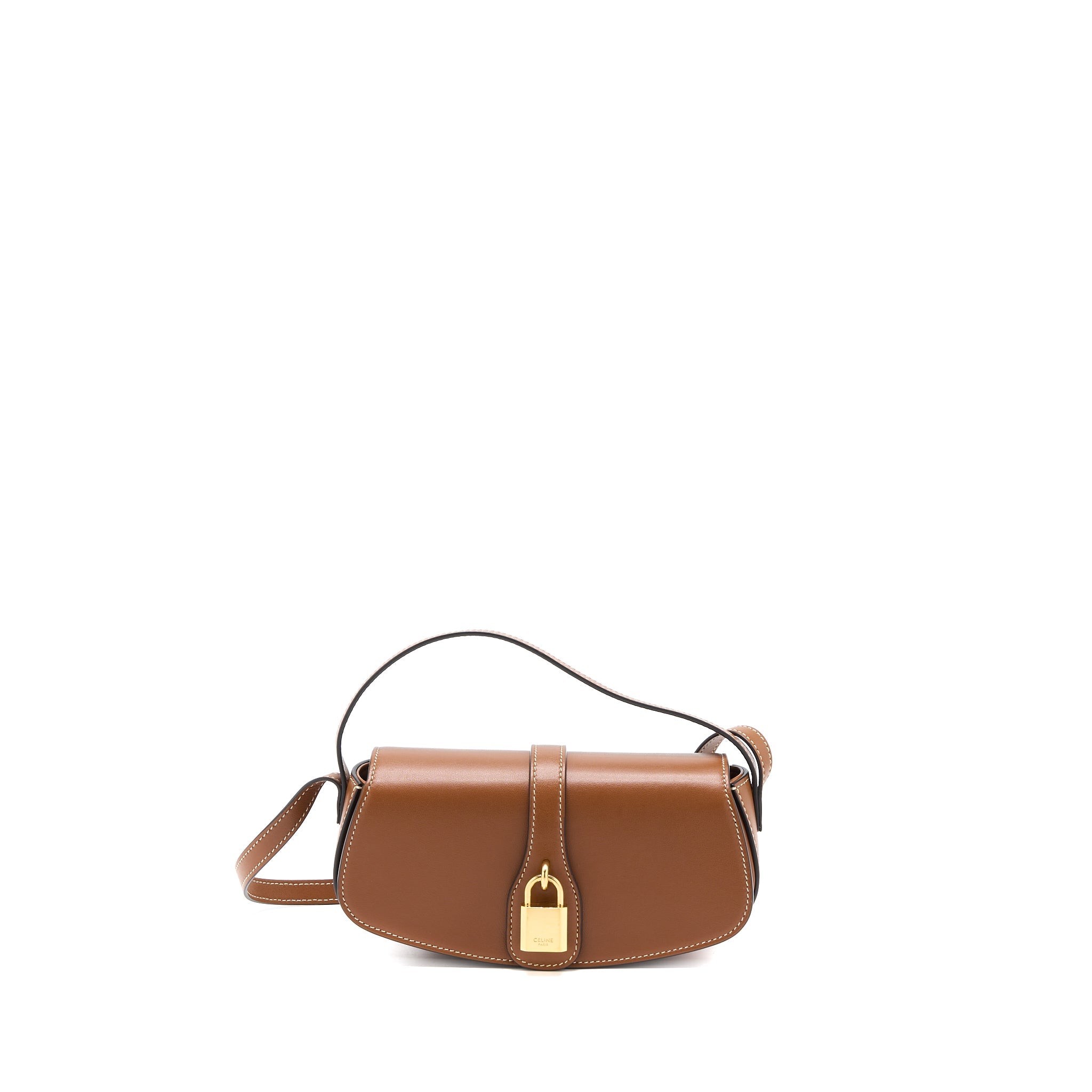 celine-clutch-on-strap-calfskin-brown-ghw