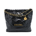 chanel-22-bag-medium-shiny-calfskin-black-in-gold-letter-ghw-microchip