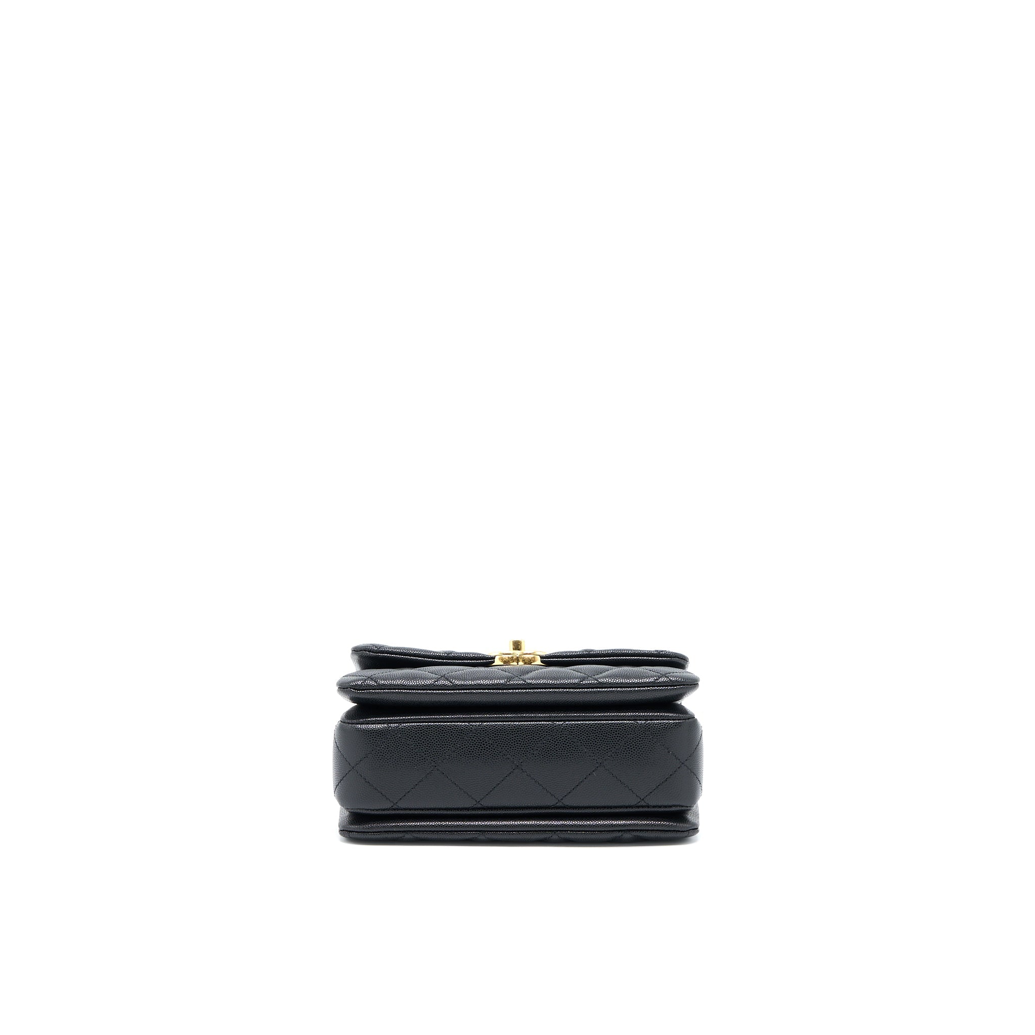 chanel-22k-coco-first-flap-bag-grained-calfskin-black-ghwmicrochip