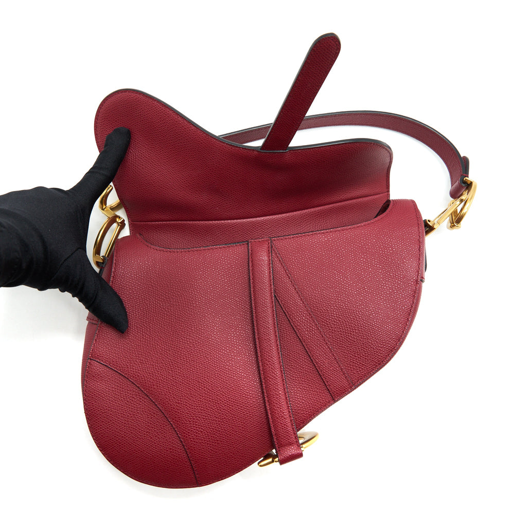 dior-medium-saddle-bag-grained-calfskin-dark-red-ghw