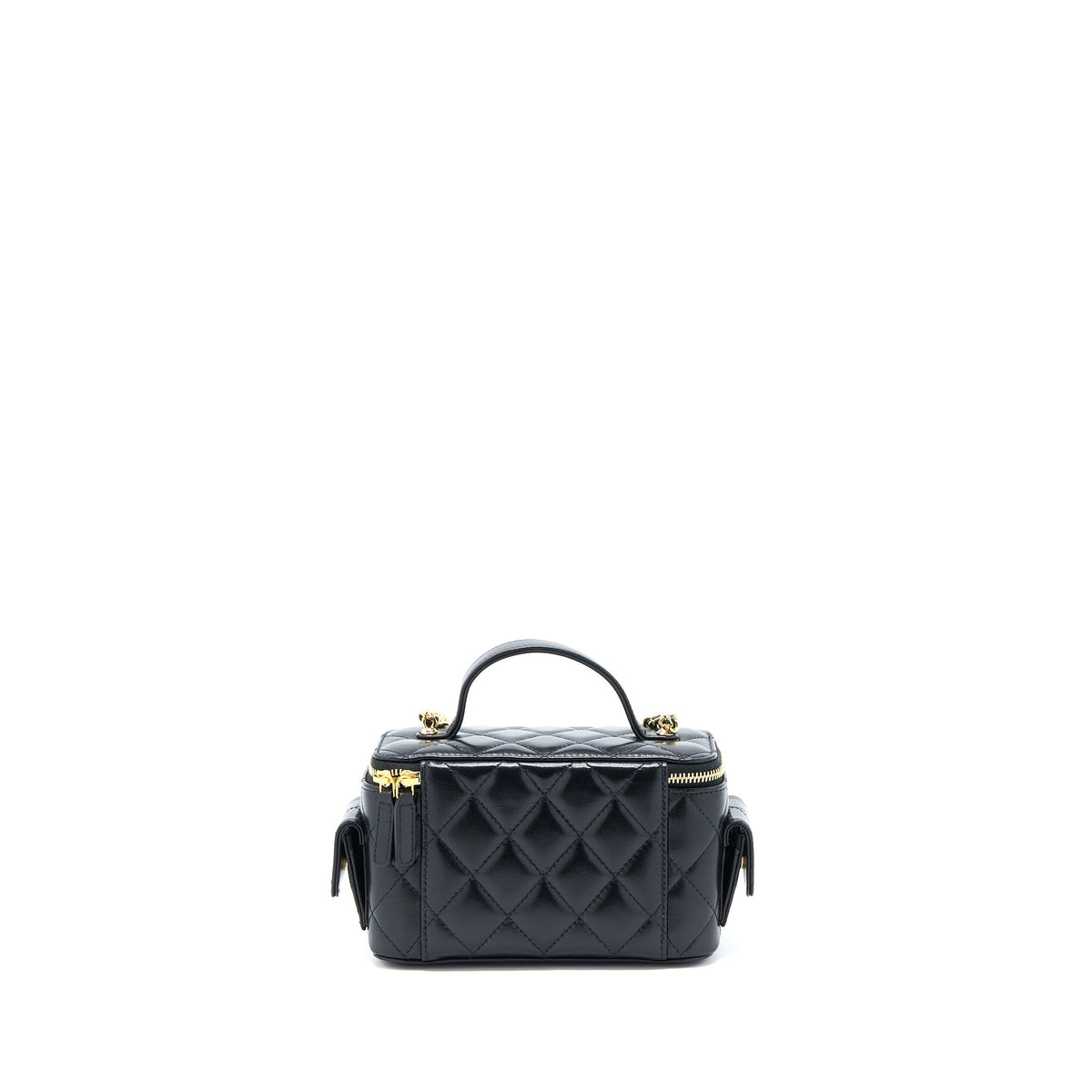 chanel-22k-top-handle-pocket-long-vanity-with-chain-black-ghw-1