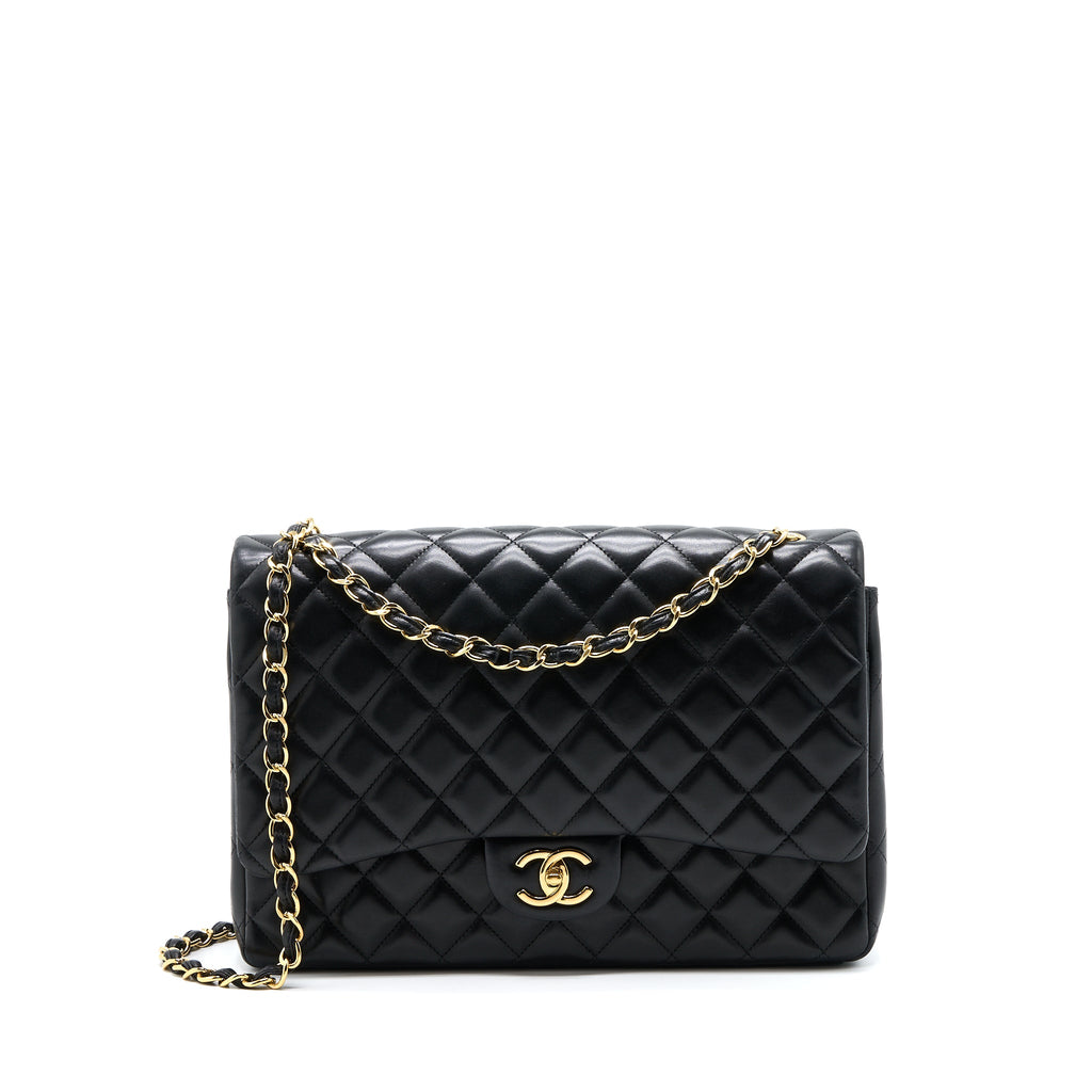 chanel-maxi-classic-double-flap-bag-lambskin-ghw