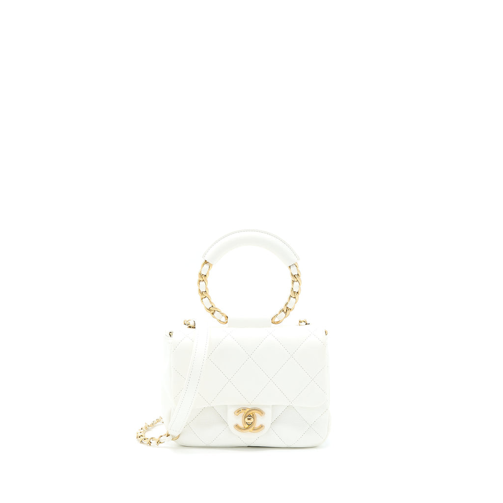 chanel-circular-handle-quilted-flap-bag-lambskin-white-brushed-ghw