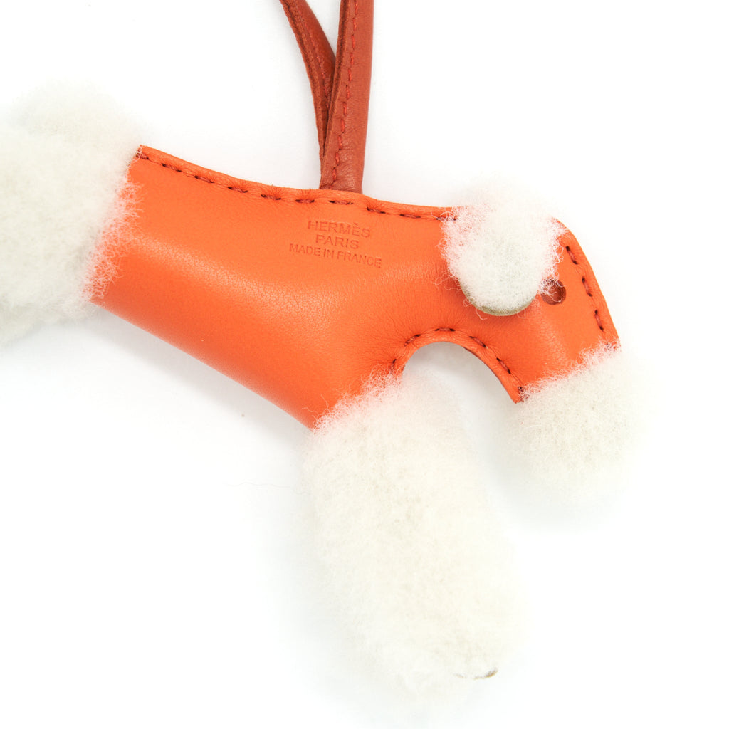 hermes-budy-shearing-bag-charm-orange-ecru-orange-poppy-cornaline