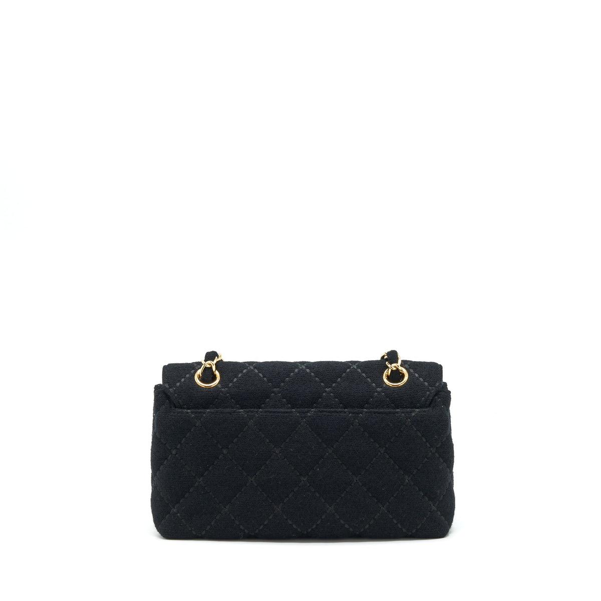 chanel-vintage-shoulder-bag-fabric-black-ghw-with-an-extra-bag-charm