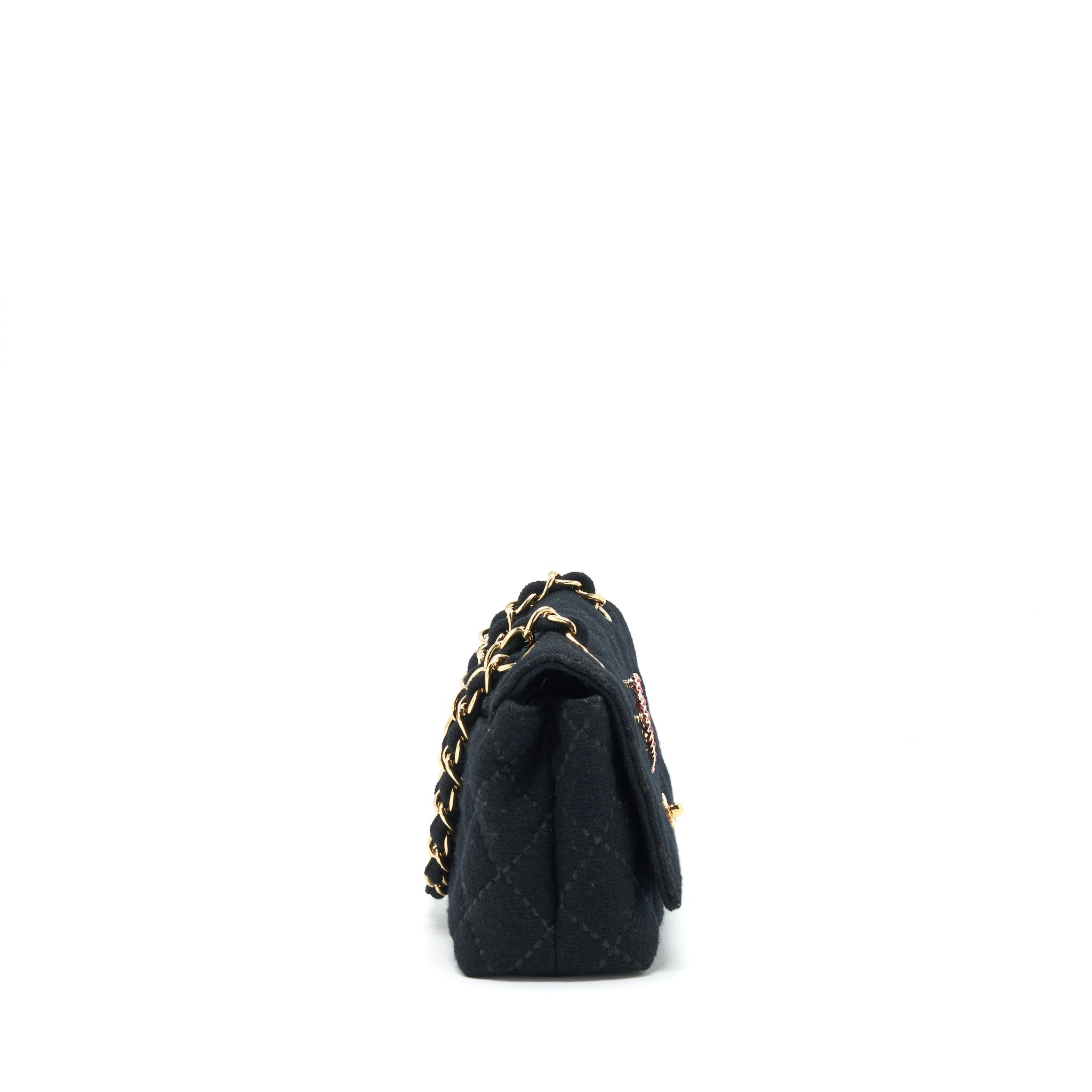 chanel-vintage-shoulder-bag-fabric-black-ghw-with-an-extra-bag-charm