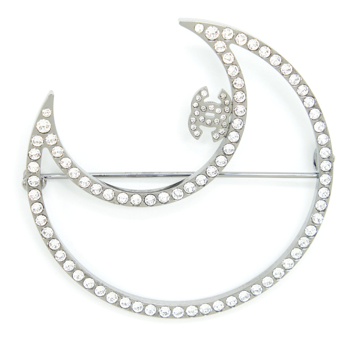 chanel-crystal-cc-crescent-moon-brooch-silver-tone