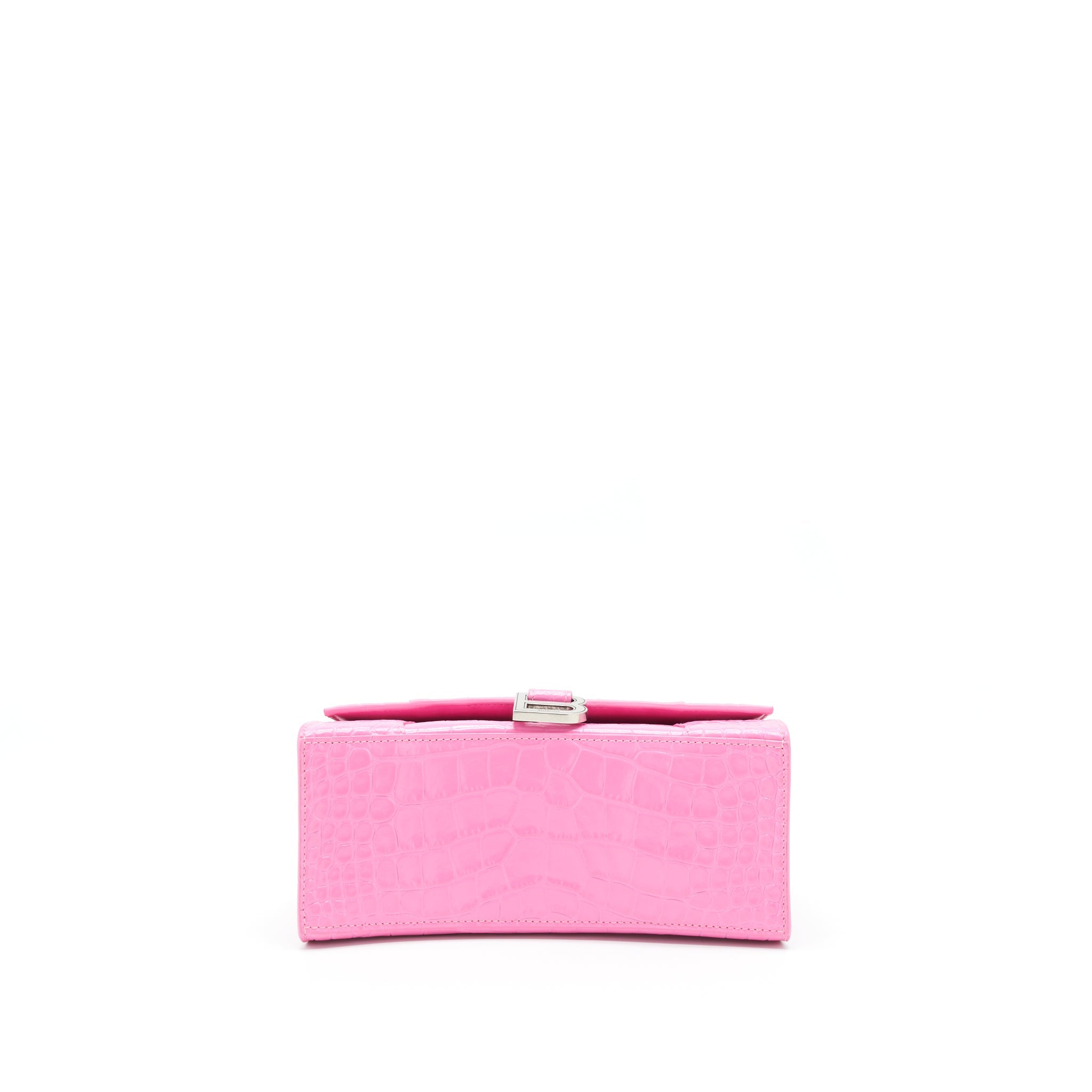 balenciaga-hourglass-croc-embossed-pink-shw