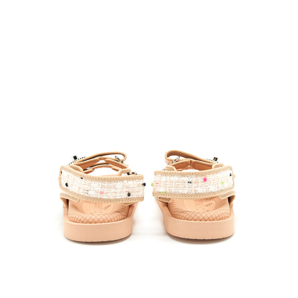 chanel-size37-dad-sandal-beige-shw