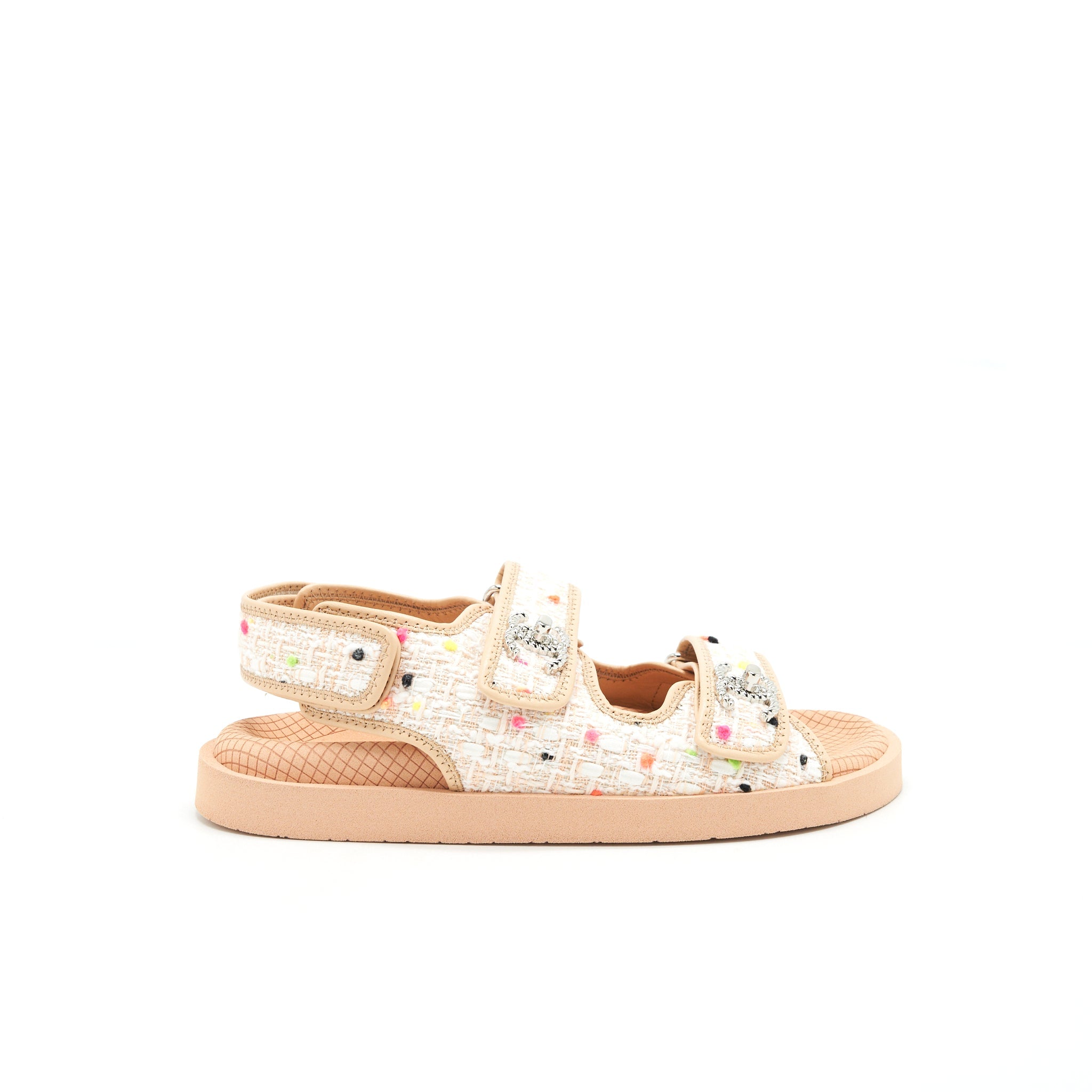 chanel-size37-dad-sandal-beige-shw