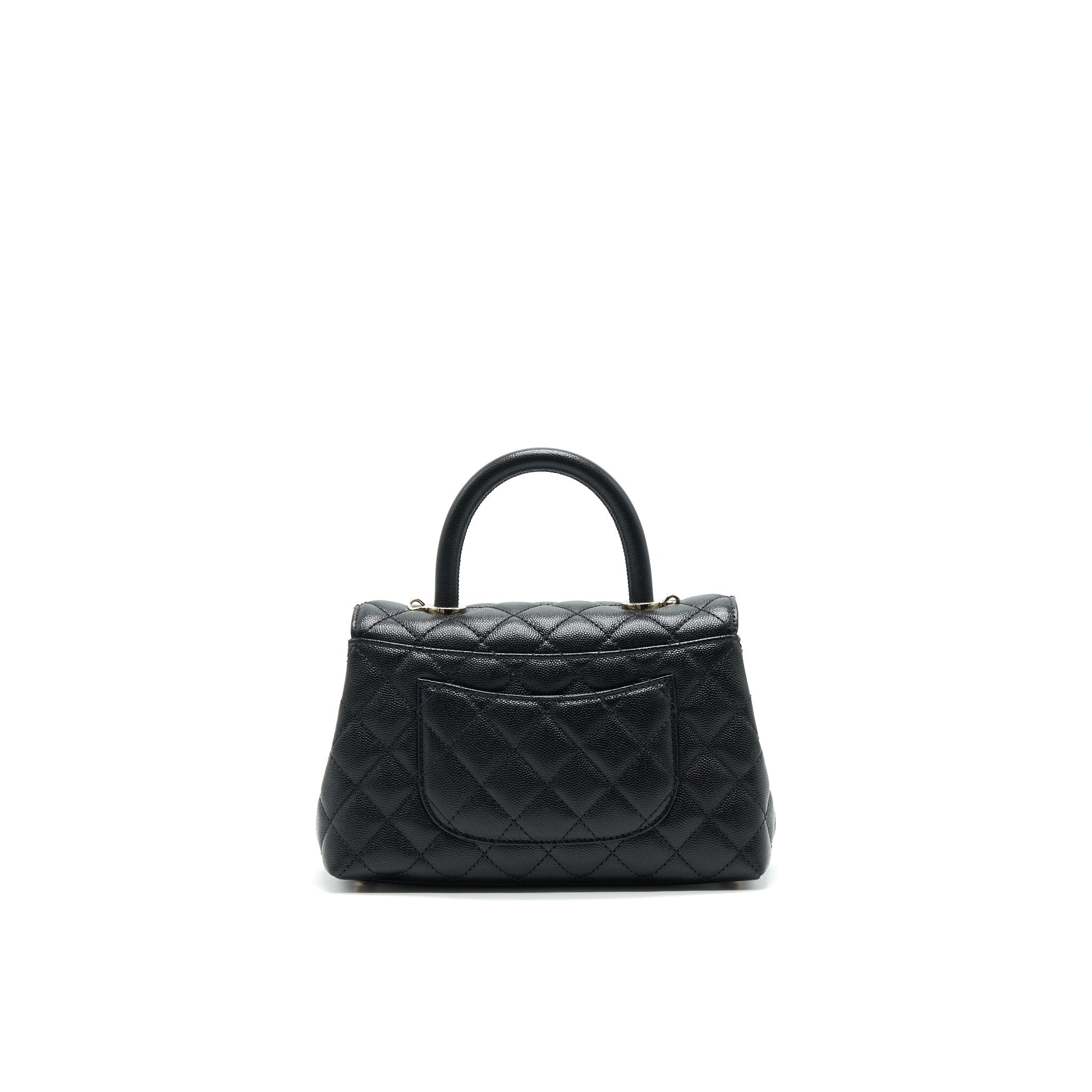 chanel-small-coco-handle-24cm-caviar-black-ghw-microchip