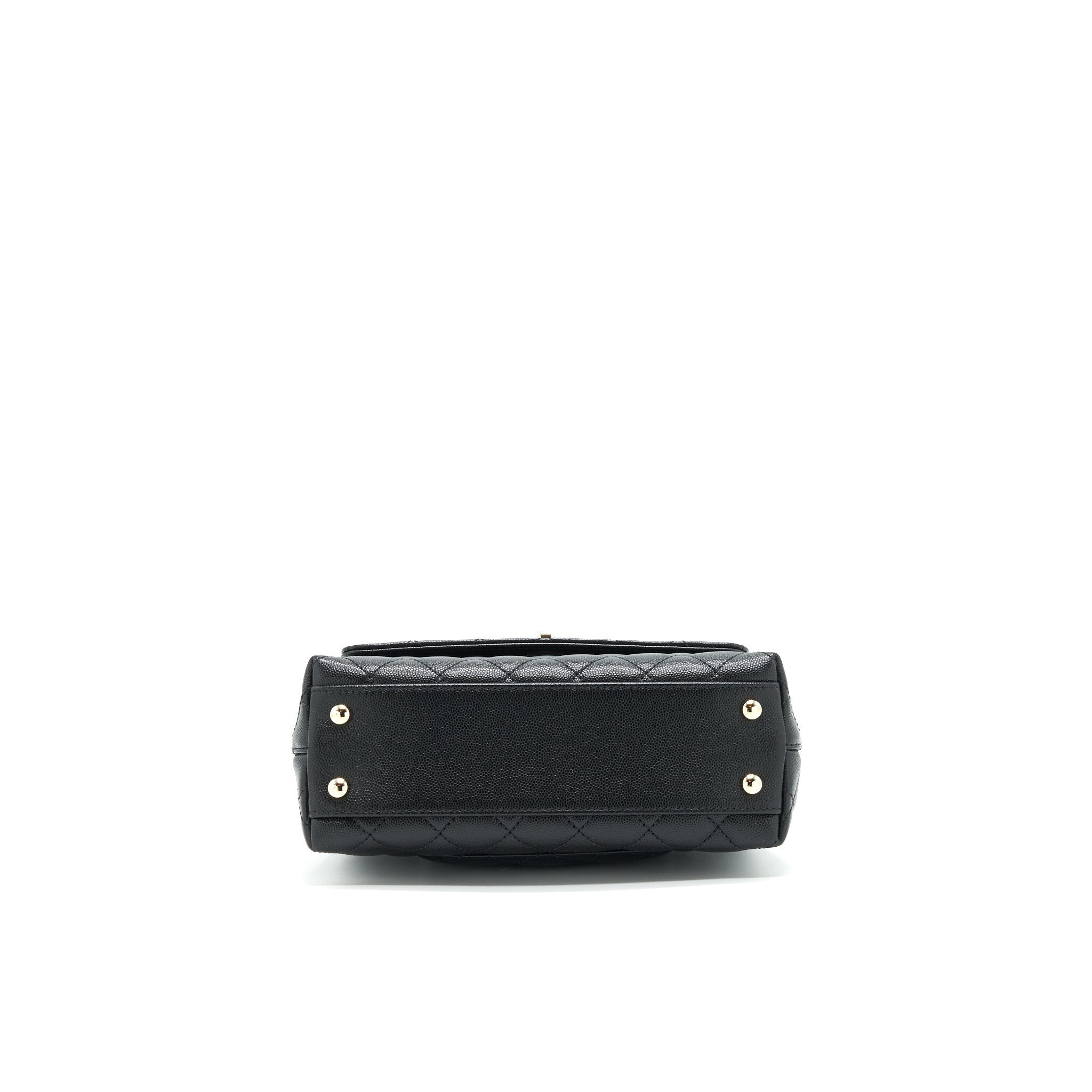 chanel-small-coco-handle-24cm-caviar-black-ghw-microchip