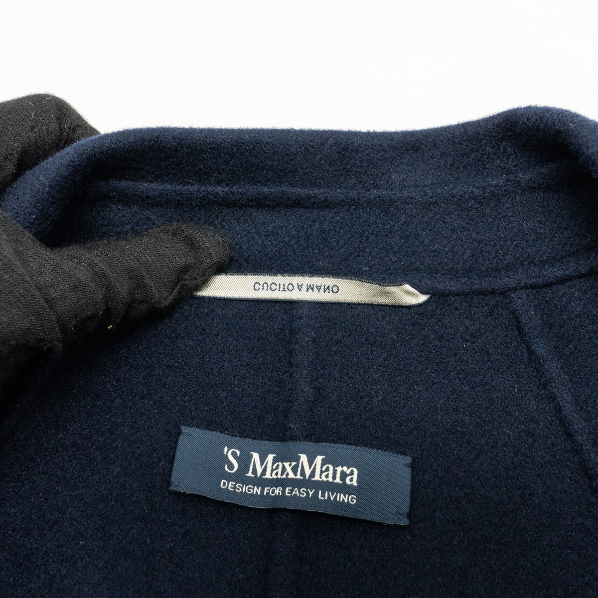 max-mara-size-34-esturia-coat-lana-vergine-navy