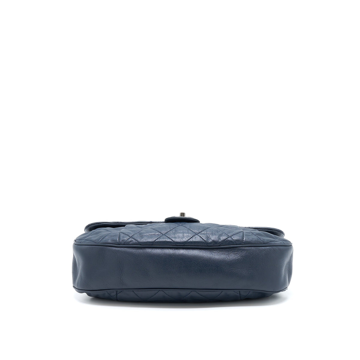 chanel-flap-hobo-bag-calfskin-navy-with-ruthenium-sliver-hardware