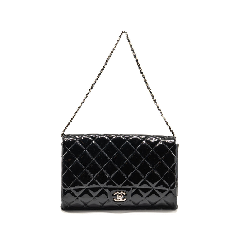 chanel-timeless-flap-clutch-with-chain-patent-black-shw
