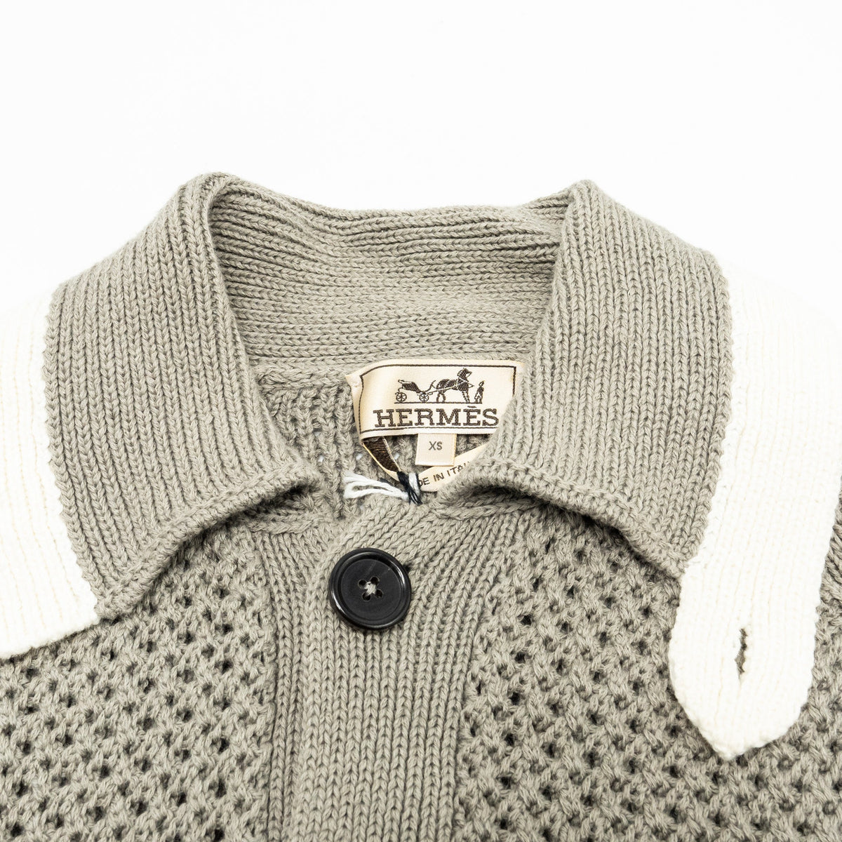 hermes-size-xs-knit-top-cotton-cashmere-multicolor-grey-white