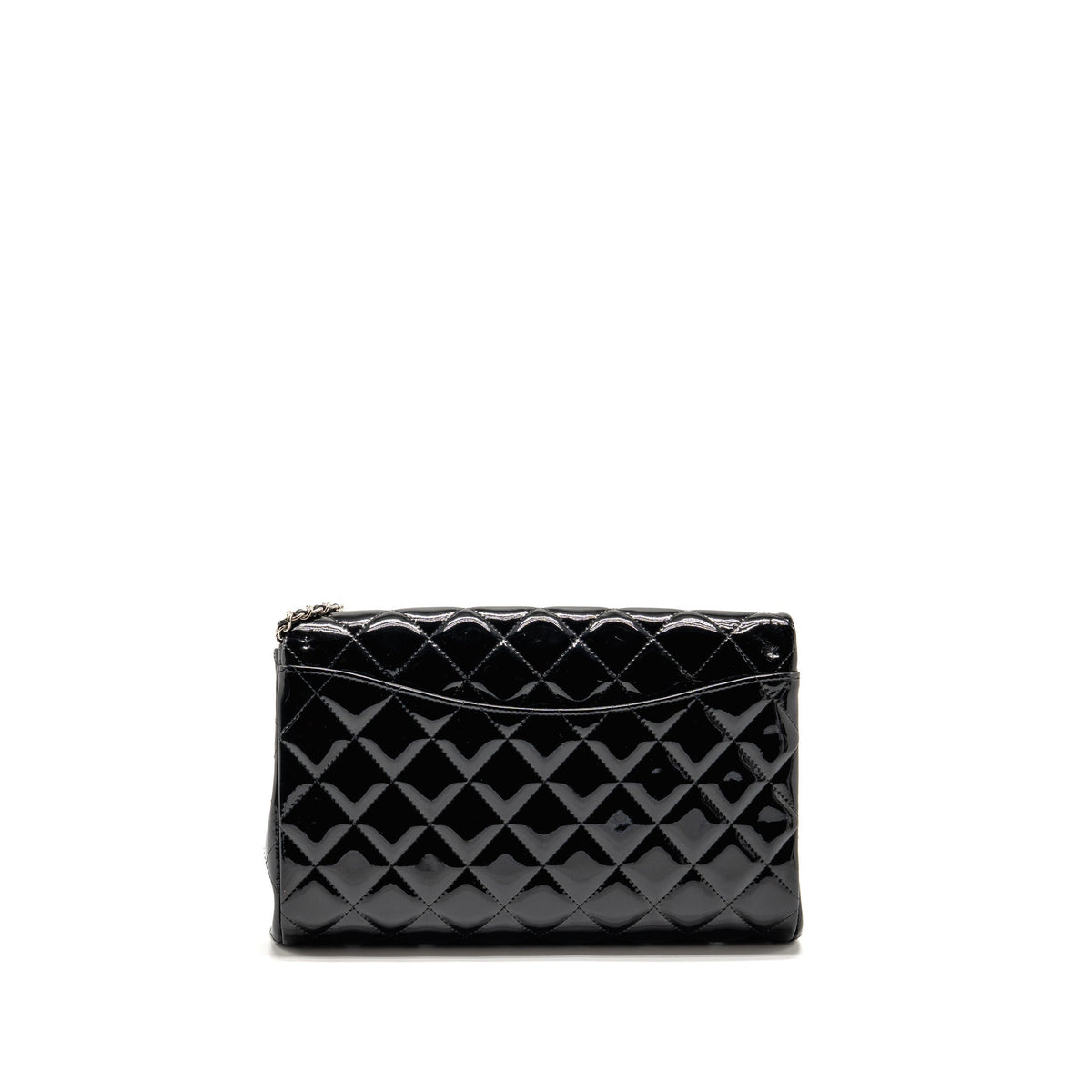 chanel-timeless-flap-clutch-with-chain-patent-black-shw