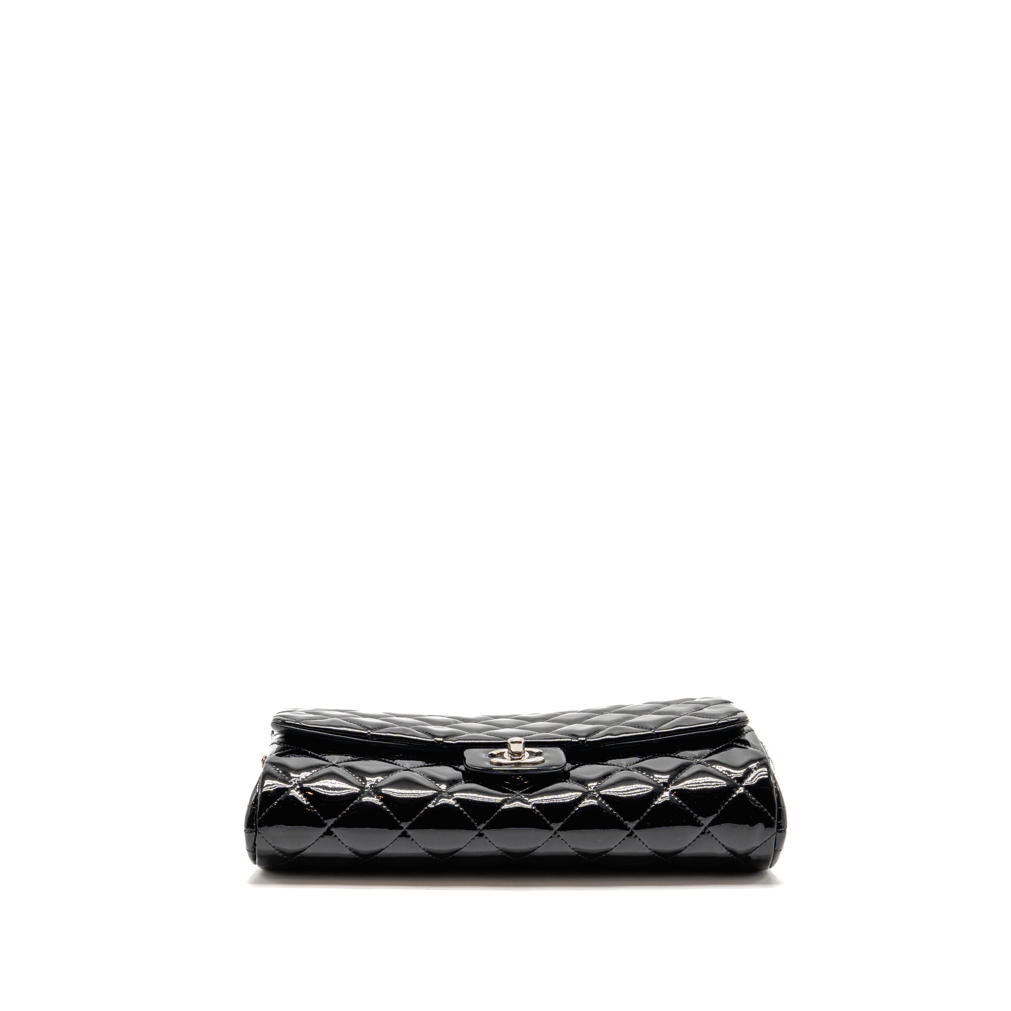 chanel-timeless-flap-clutch-with-chain-patent-black-shw