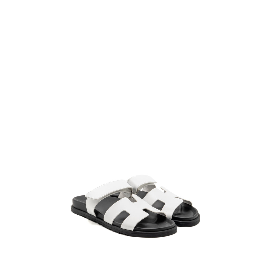 hermes-size-39-chypre-sandals-calfskin-blanc
