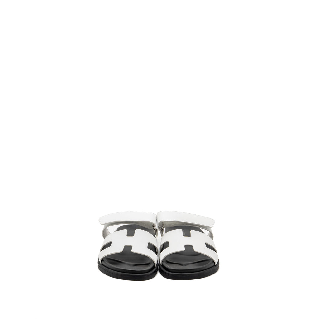 hermes-size-39-chypre-sandals-calfskin-blanc
