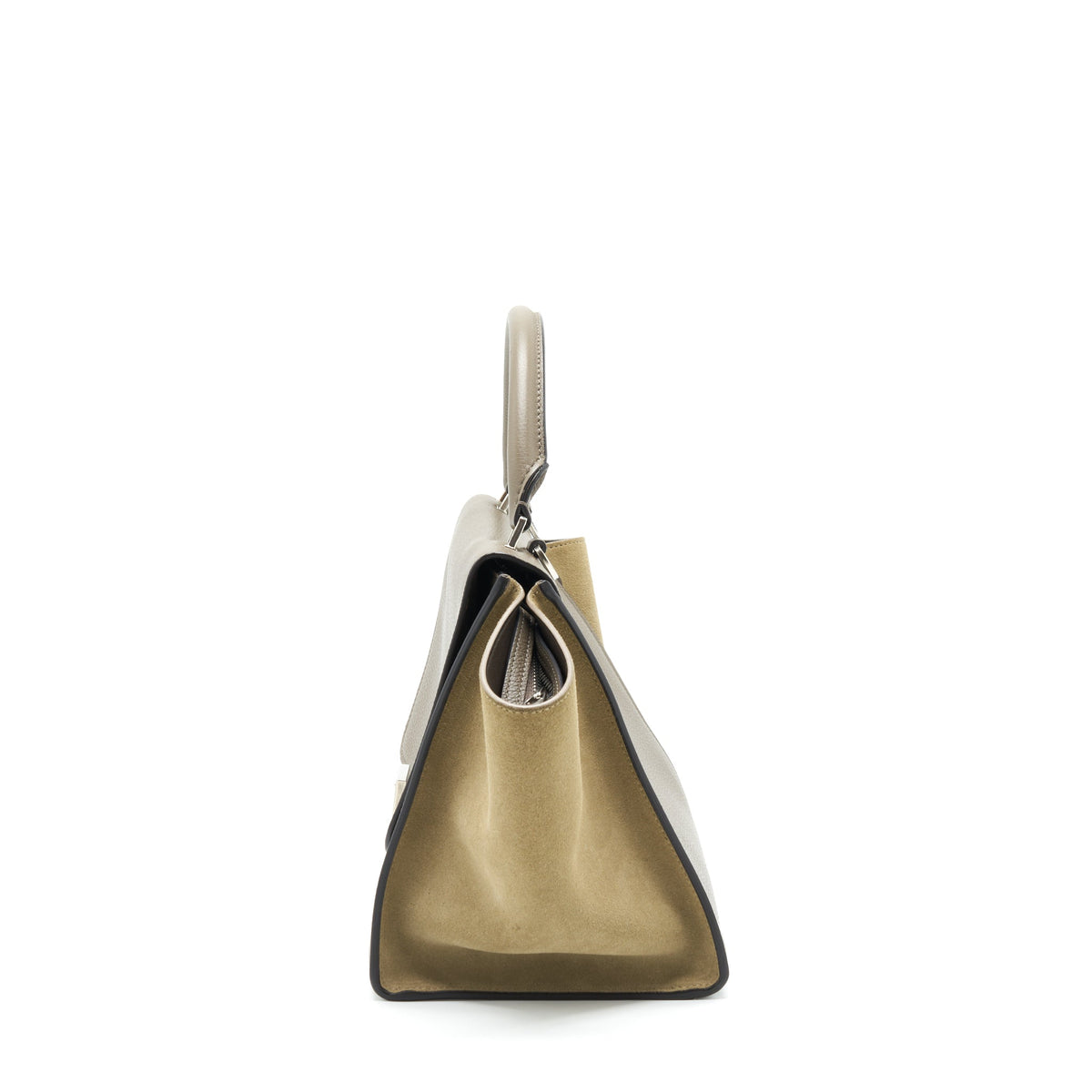celine-trapeze-bag-calfskin-grey-shw