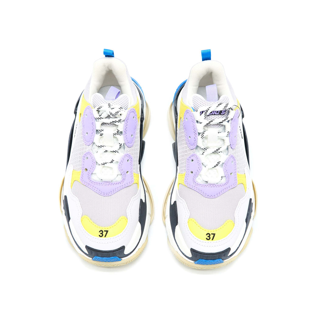 balenciaga-size-37-triple-s-sneakers-polyester-rubber-multicolour