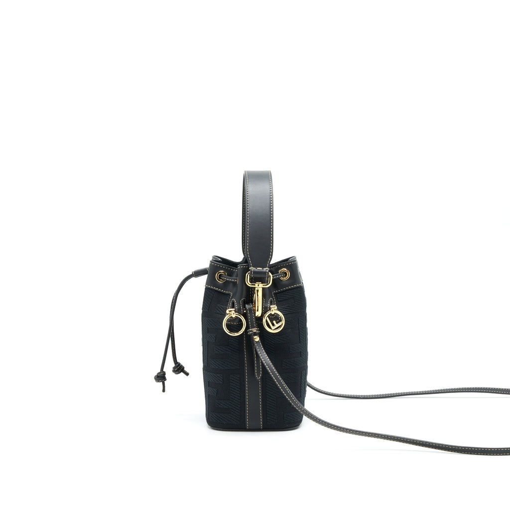 fendi-mon-tresor-black-canvas-bag