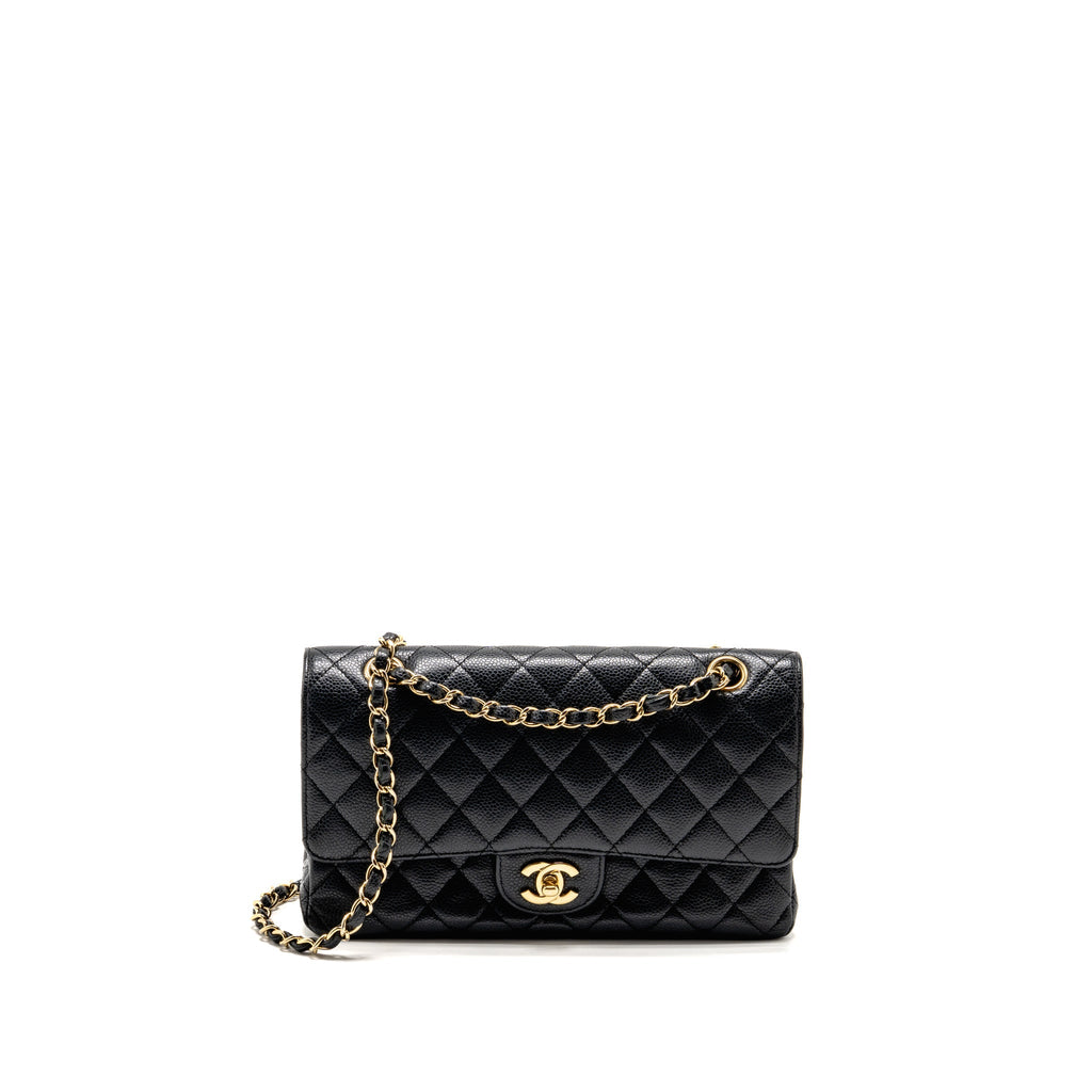 chanel-medium-classic-double-flap-bag-caviar-black-ghw-40