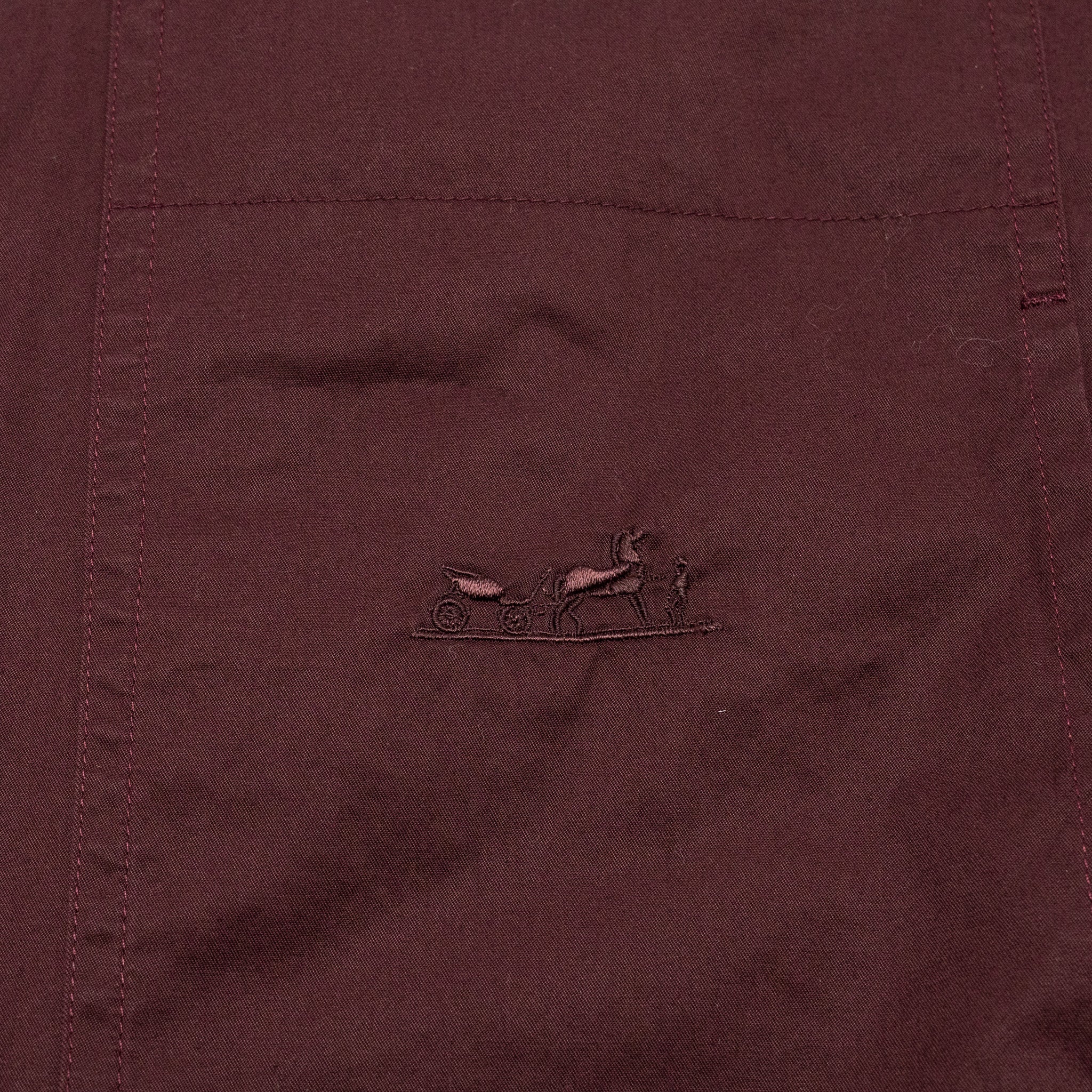 hermes-size-36-pocket-shirt-red-cotton-burgundy