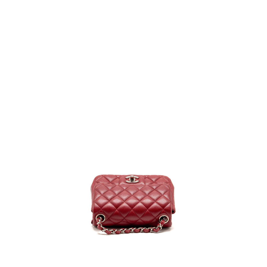 chanel-classic-mini-square-flap-bag-caviar-red-shw