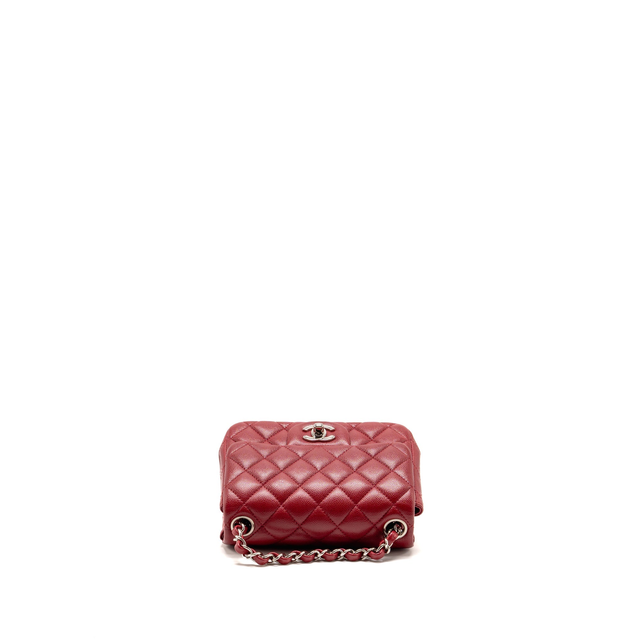 chanel-classic-mini-square-flap-bag-caviar-red-shw