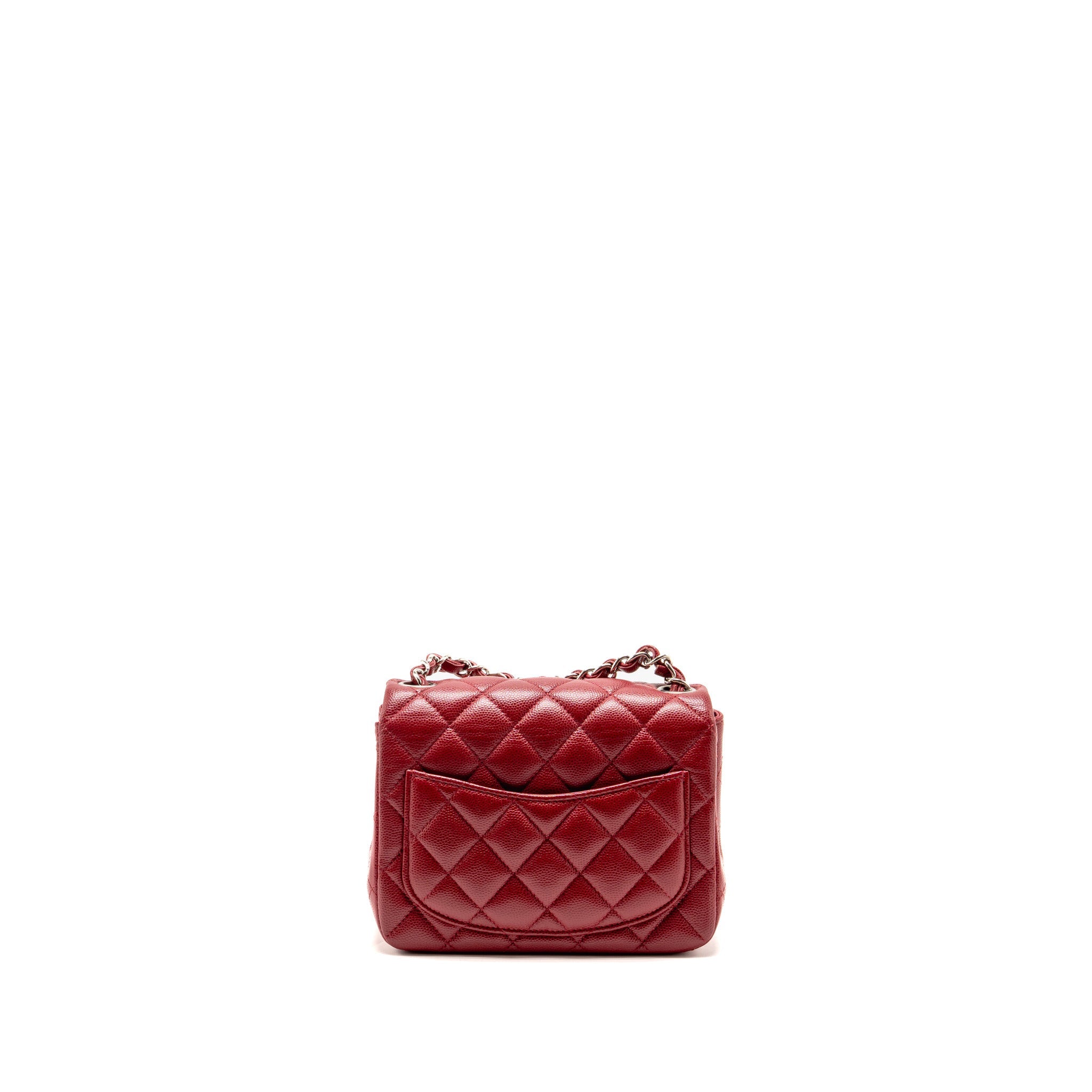 chanel-classic-mini-square-flap-bag-caviar-red-shw