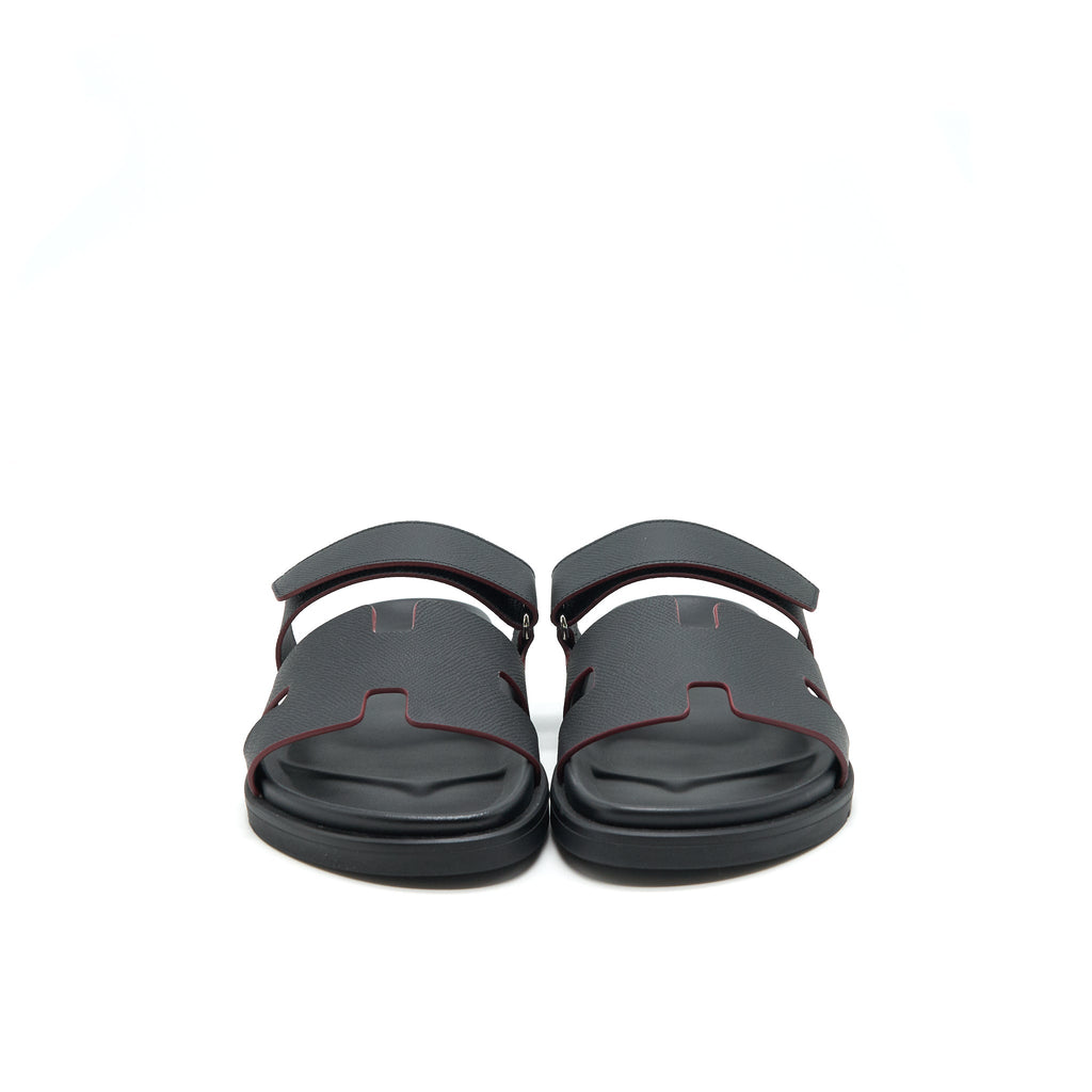 hermes-size40-mans-chypre-sandle-black-1