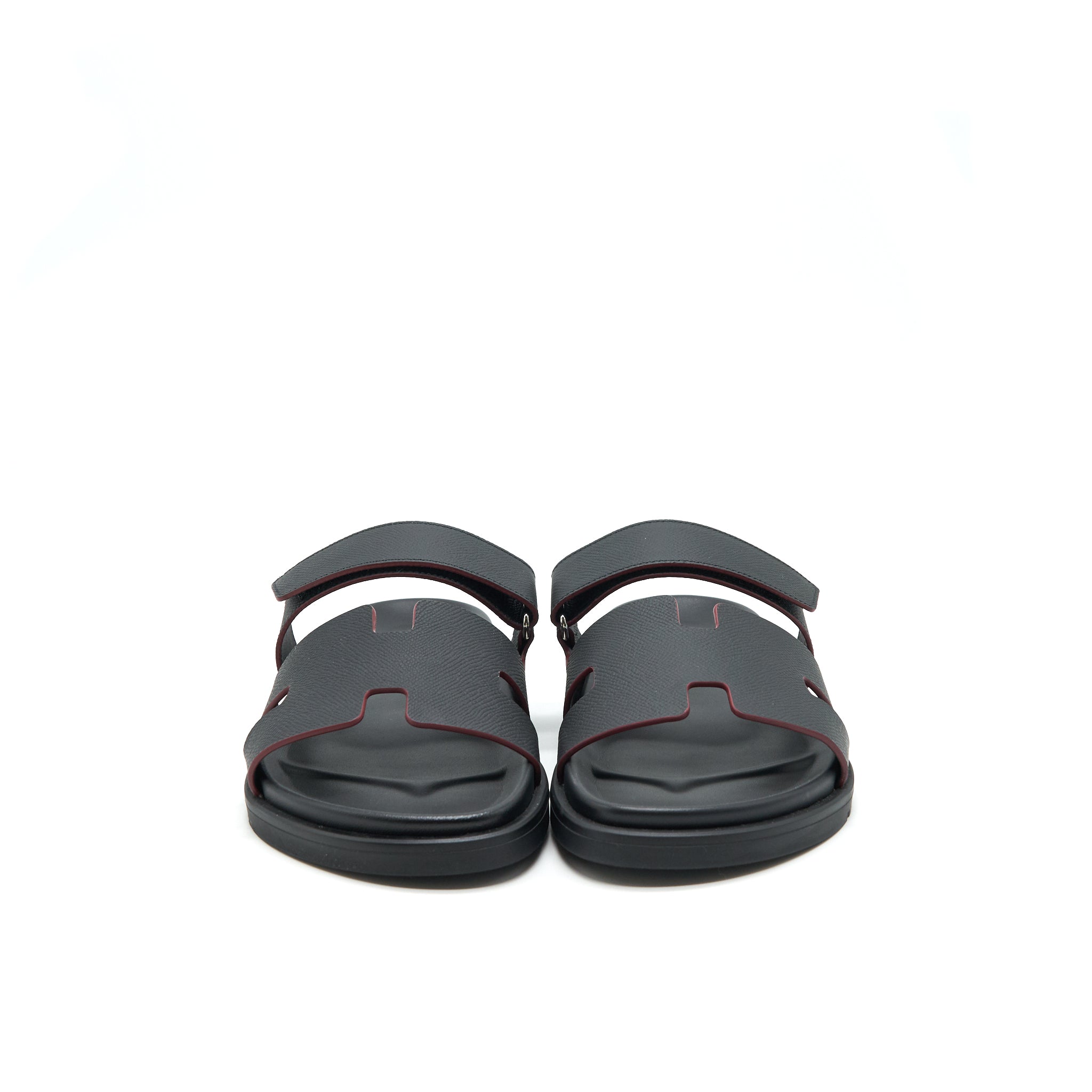 hermes-size40-mans-chypre-sandle-black-1