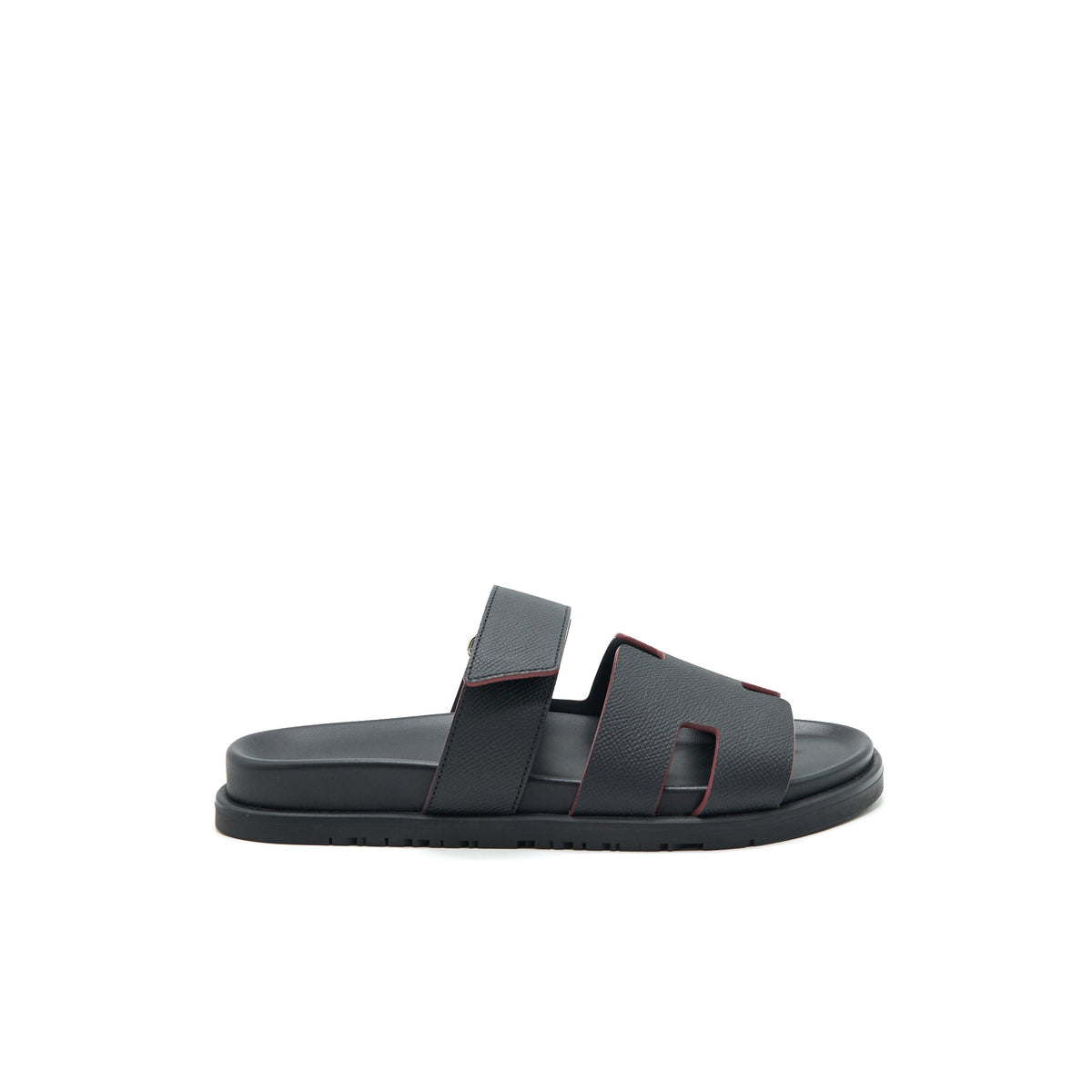 hermes-size40-mans-chypre-sandle-black-1