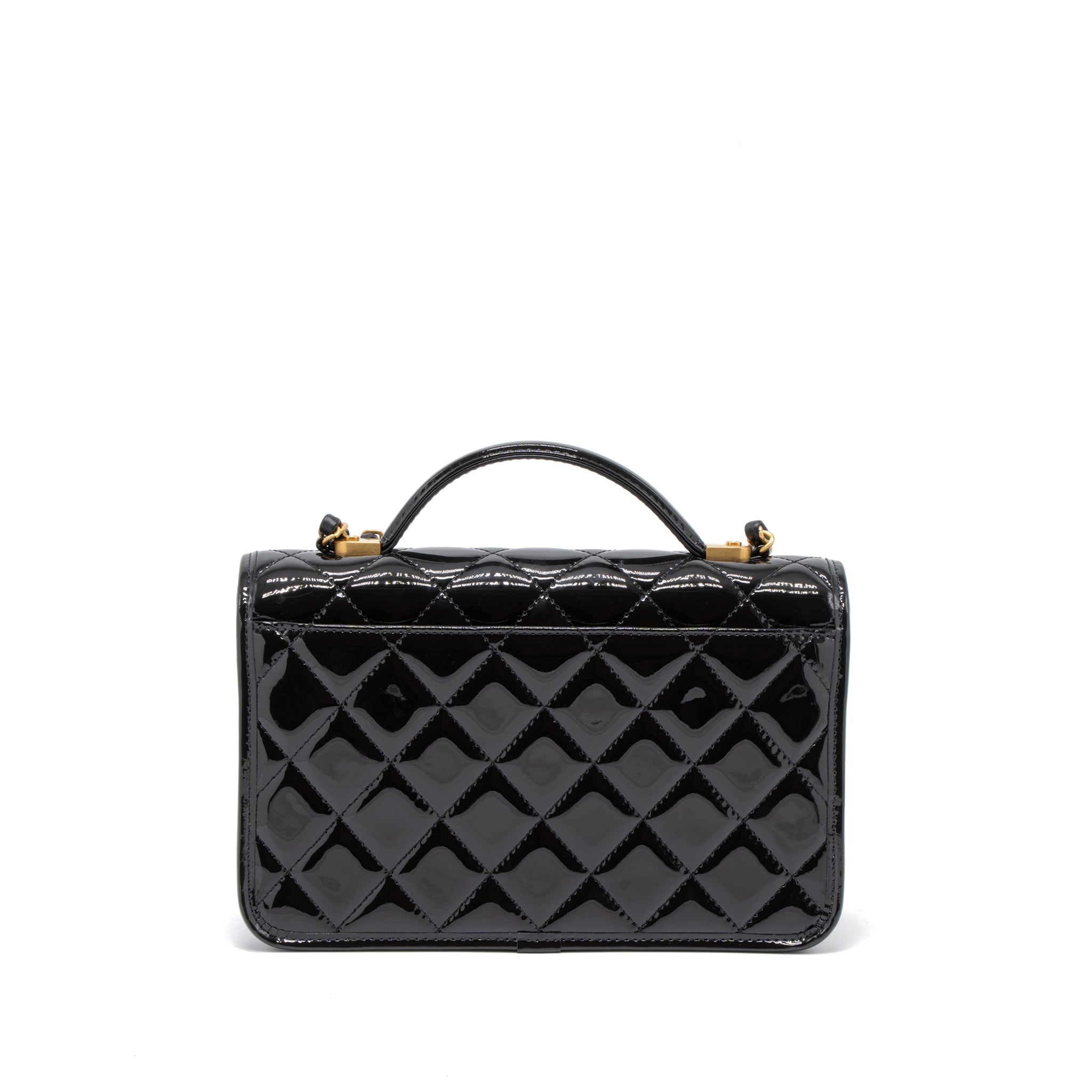 chanel-22k-top-handle-messenger-bag-patent-black-brushed-ghw-microchip