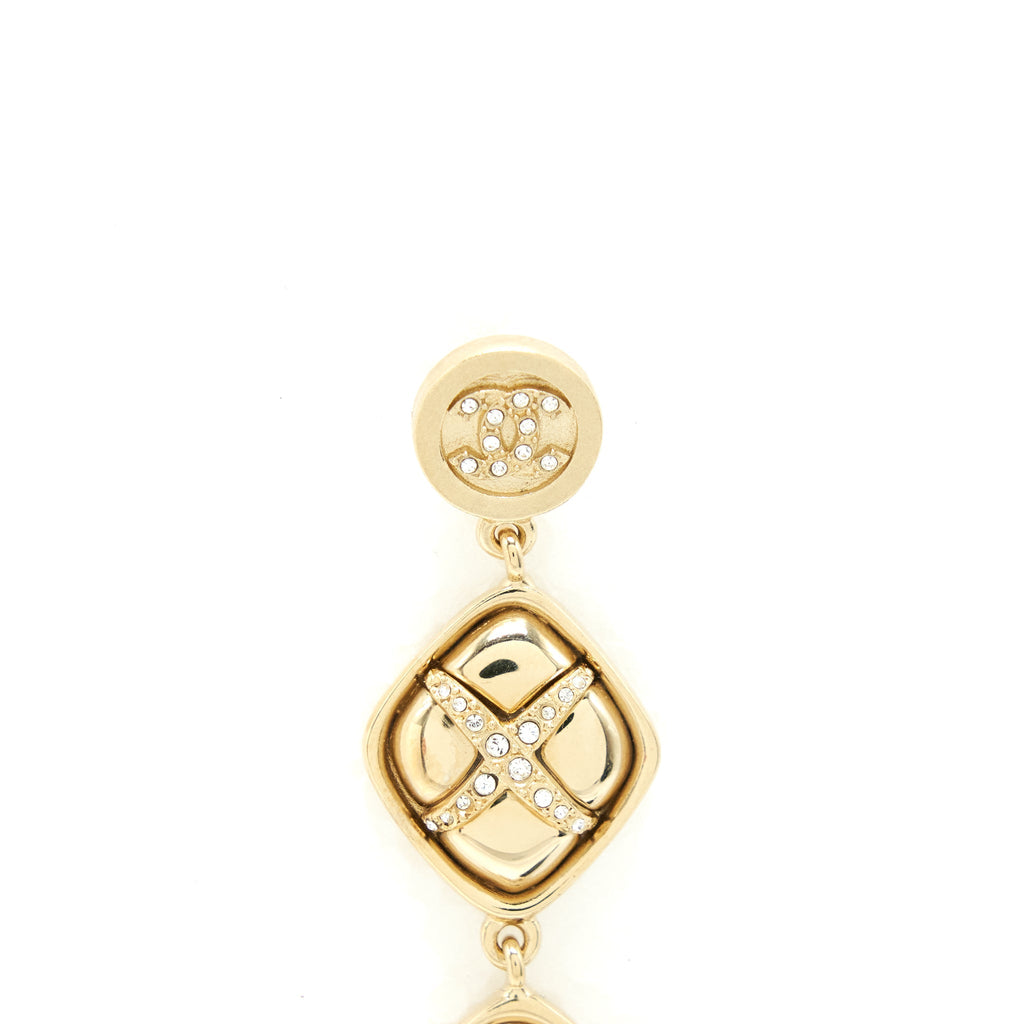 chanel-22c-quilted-drop-earrings-light-gold-tone-copy