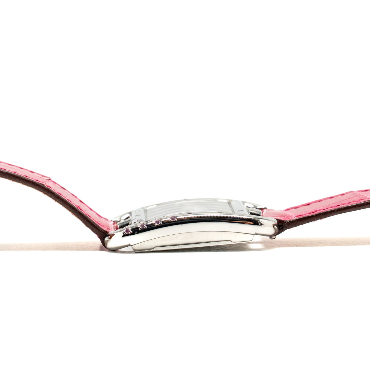 hermes-cape-cod-watch-small-model-31mm-steel-case-mother-of-pearl-dial-with-diamonds-alligator-raspberry-strap-copy