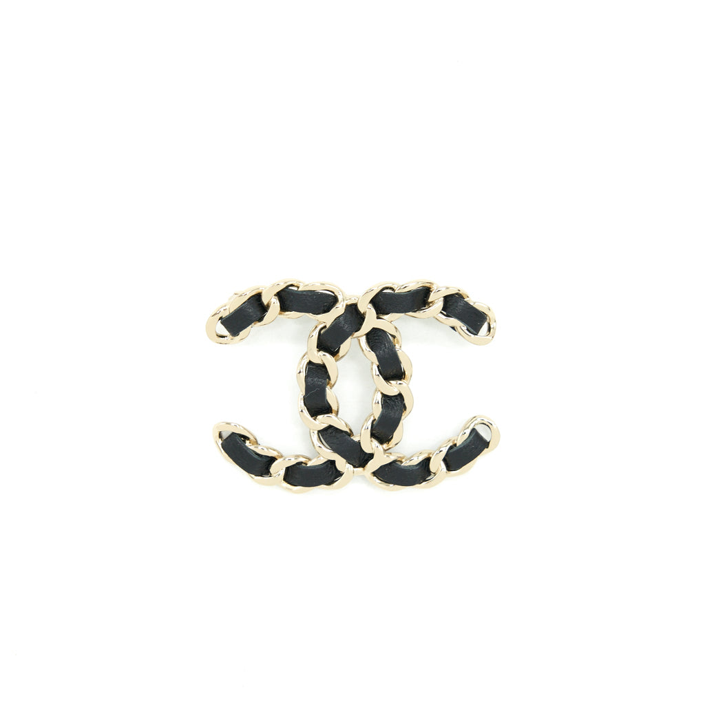 chanel-cc-logo-leather-chain-brooch-black-lghw-3