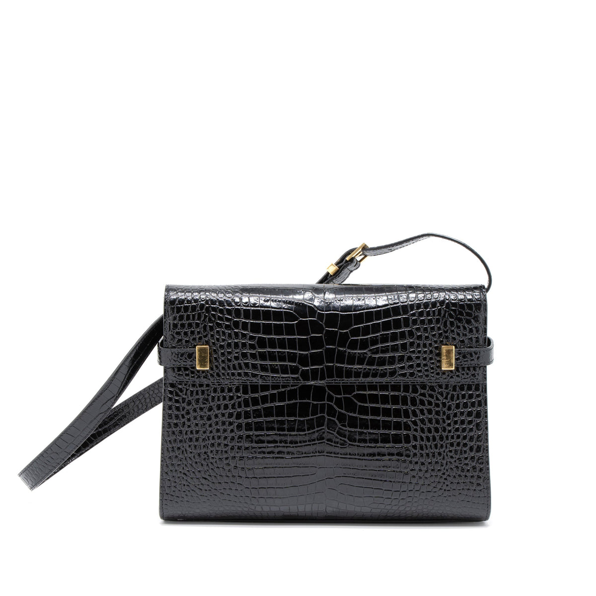 saint-laurent-manhattan-shoulder-bag-crocodile-embossed-black-ghw