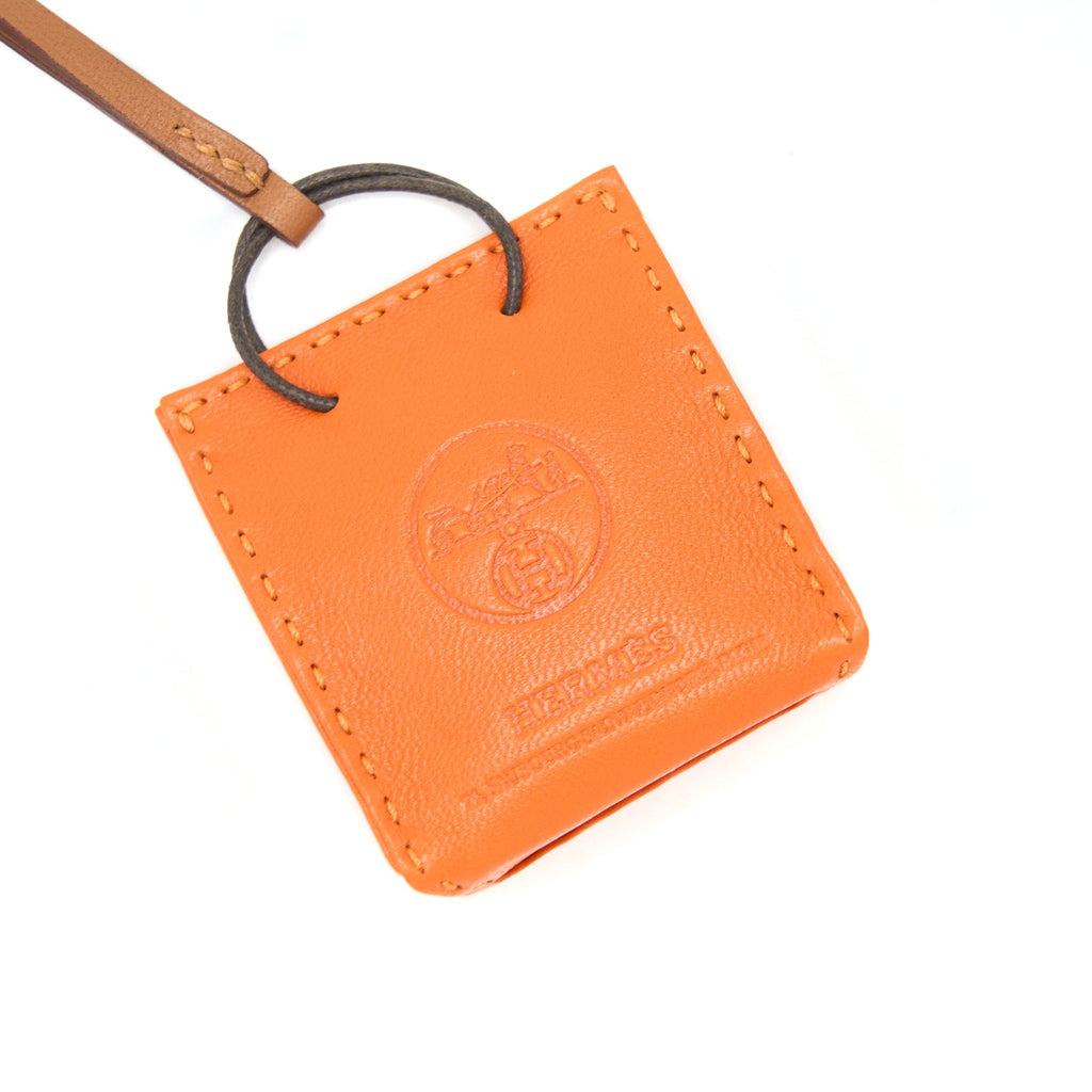 hermes-orange-bag-charm-feu-gold-stamp-y