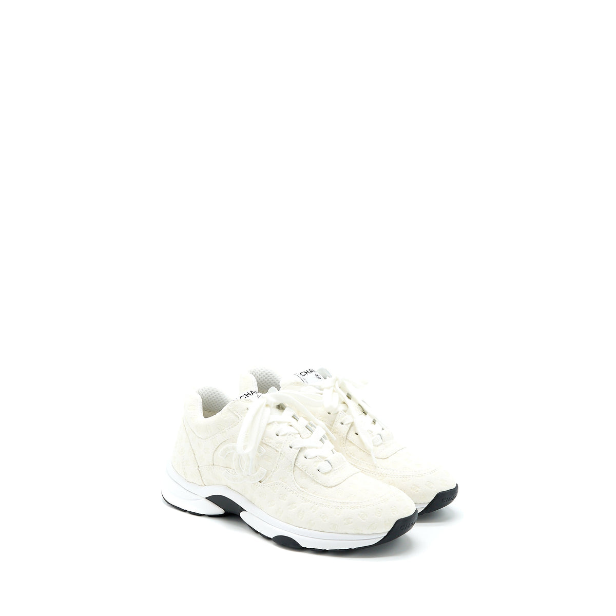 chanel-size-37-5-22a-trainers-printed-suede-calfskin-white