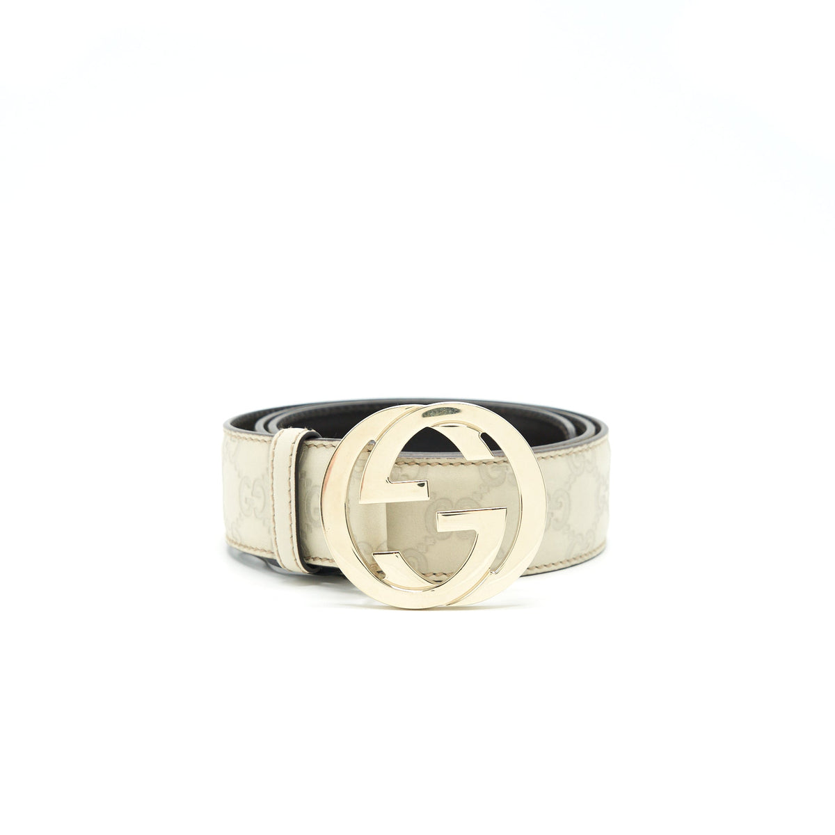 gucci-gg-buckle-leather-belt-white-size90