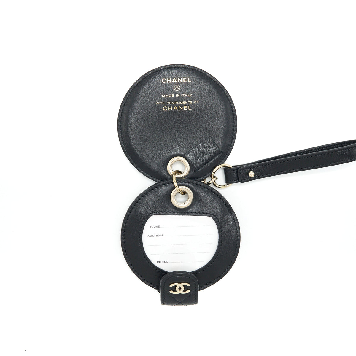 chanel-quilted-lambskin-leather-luggage-tag-black-lghw
