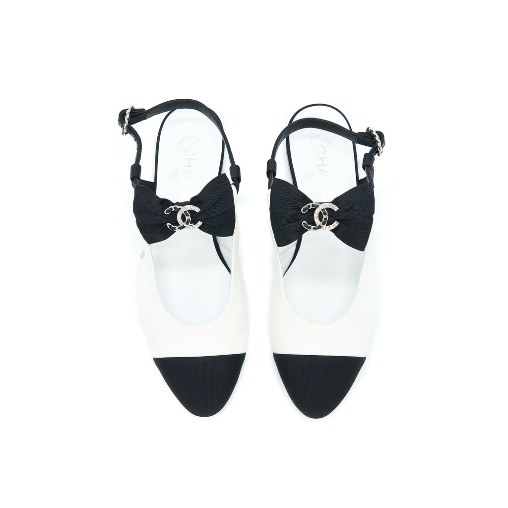 chanel-size-38-5-slingback-with-ribbon-white-black