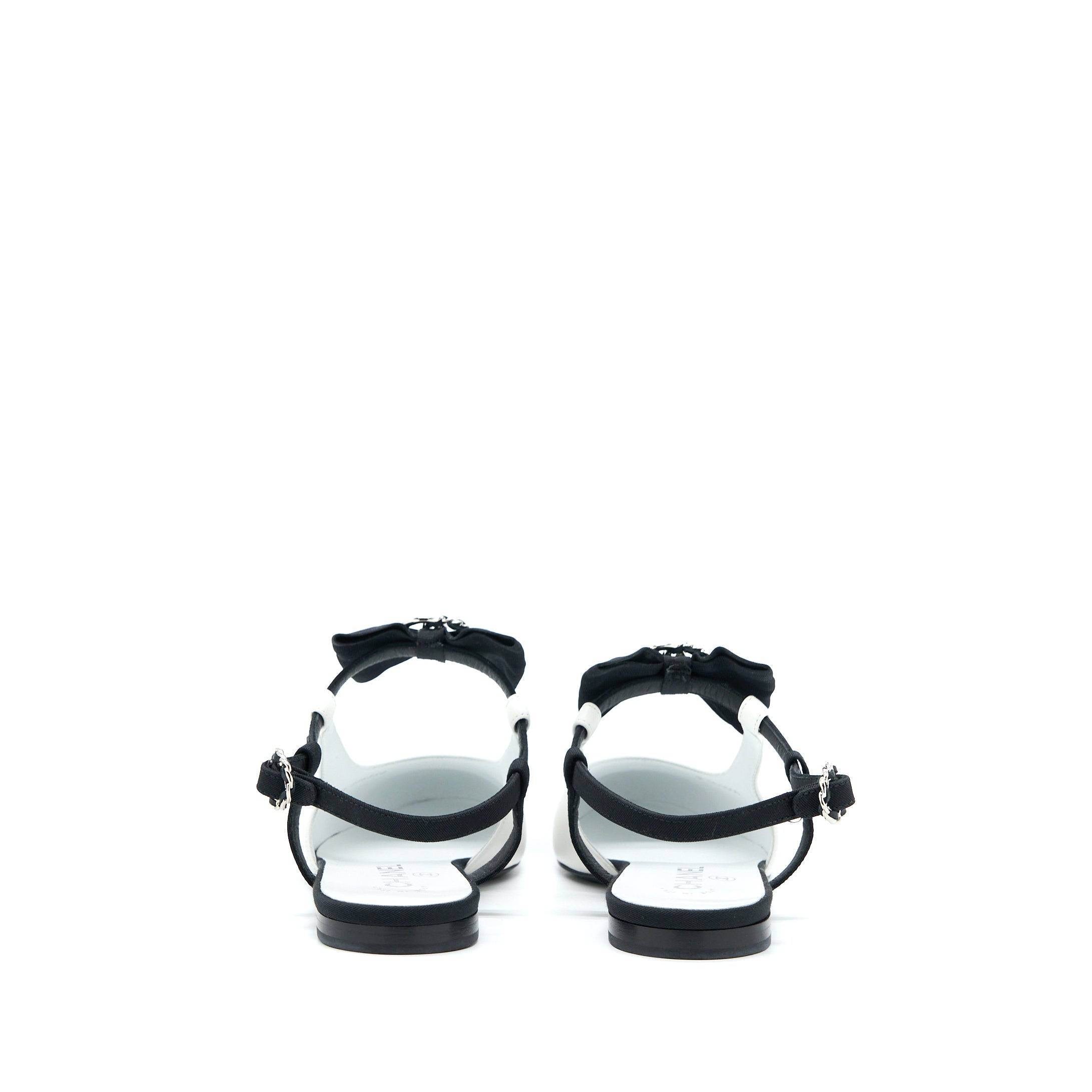 chanel-size-38-5-slingback-with-ribbon-white-black