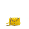 chanel-seasonal-limited-flap-bag-leather-and-fabric-yellow-with-ruthenium-hardware