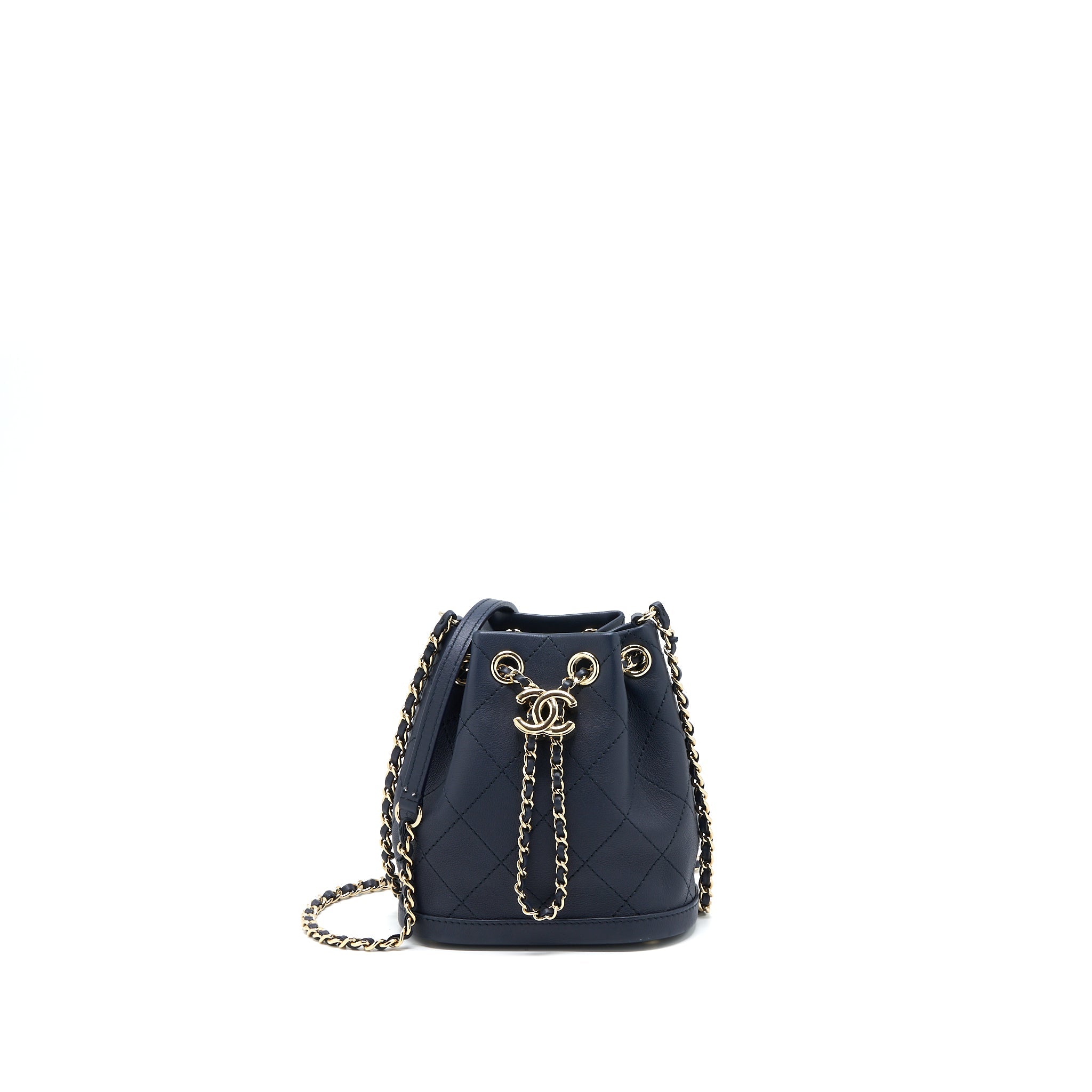 chanel-mini-drawstring-bucket-bag-lambskin-navy-ghw