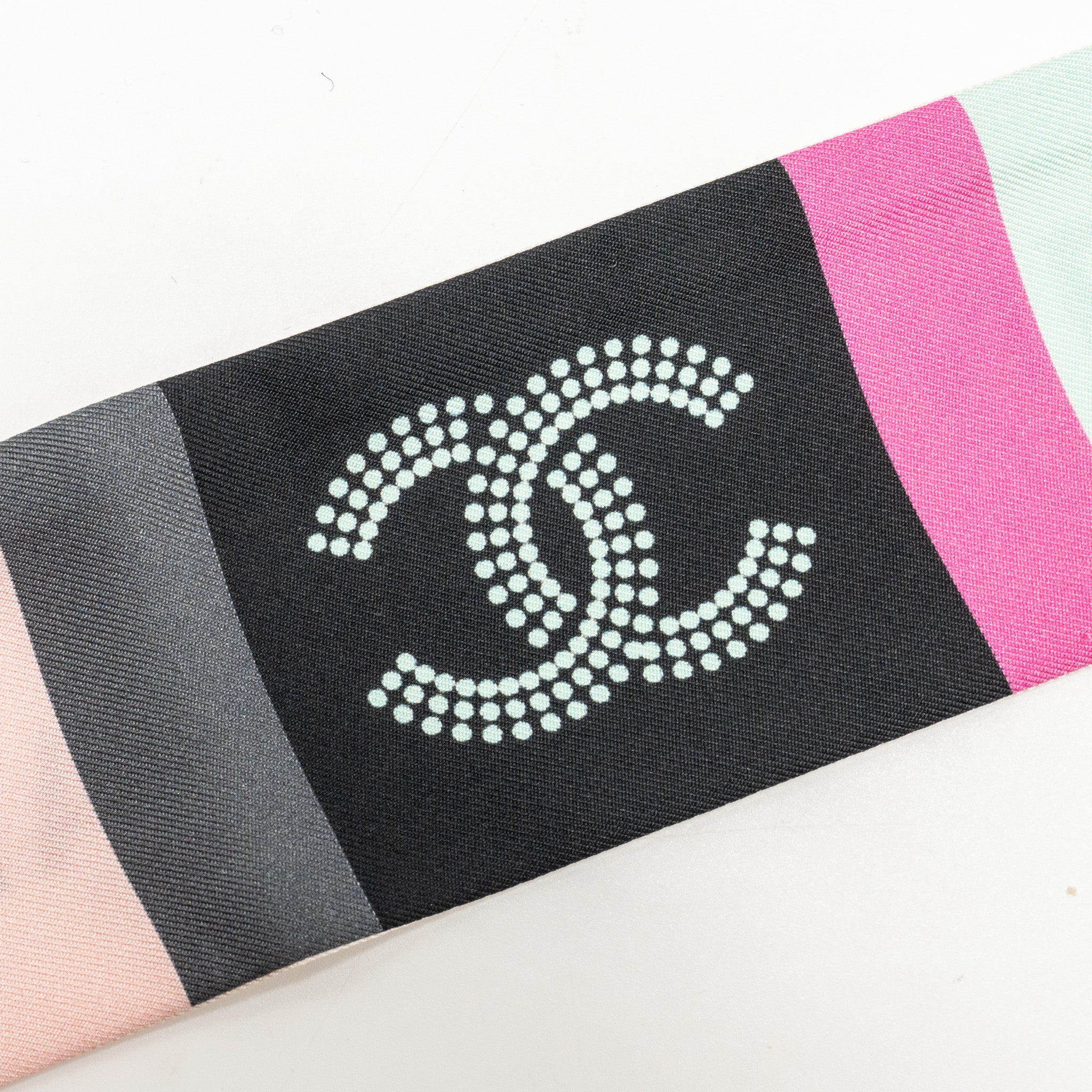 chanel-cc-logo-printed-twilly-silk-pink-multicolour-copy